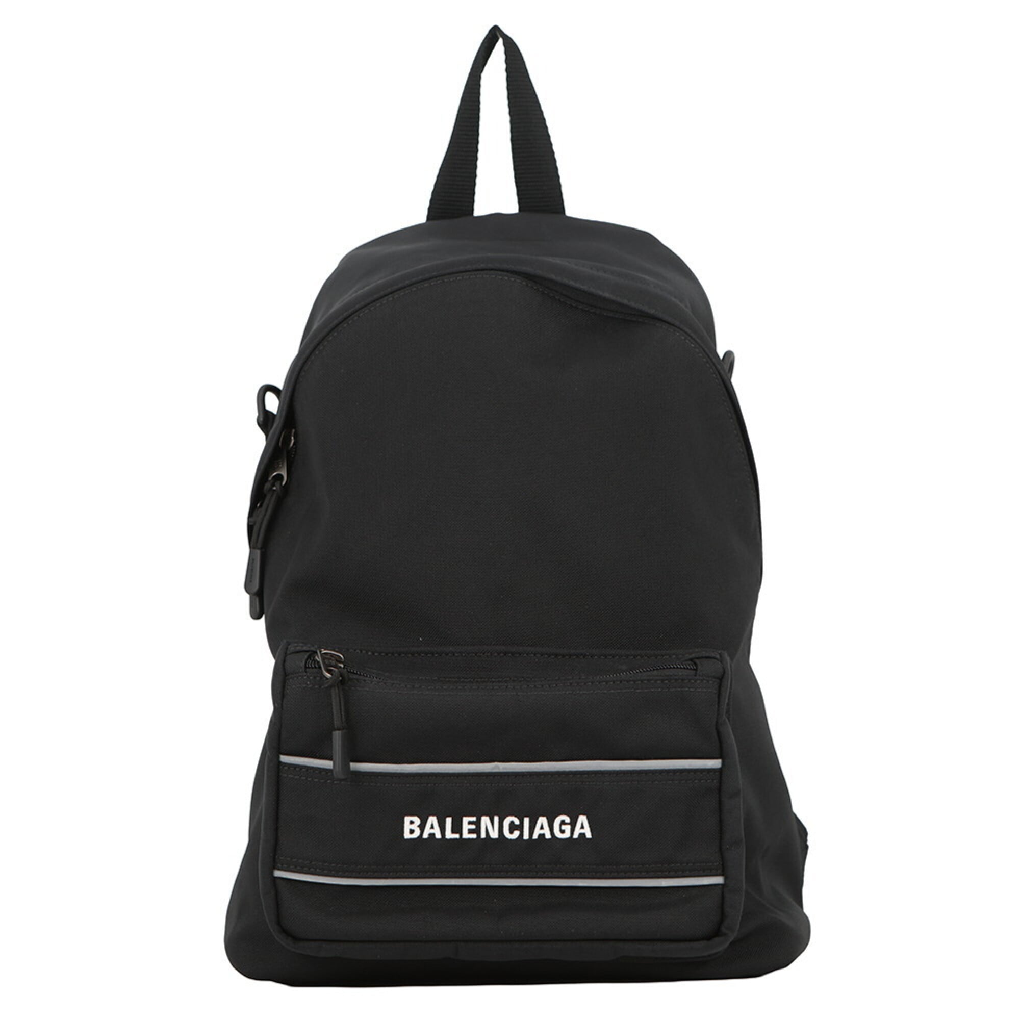 Balenciaga Black Nylon Backpack Shoulder Bag (Pre-Owned)