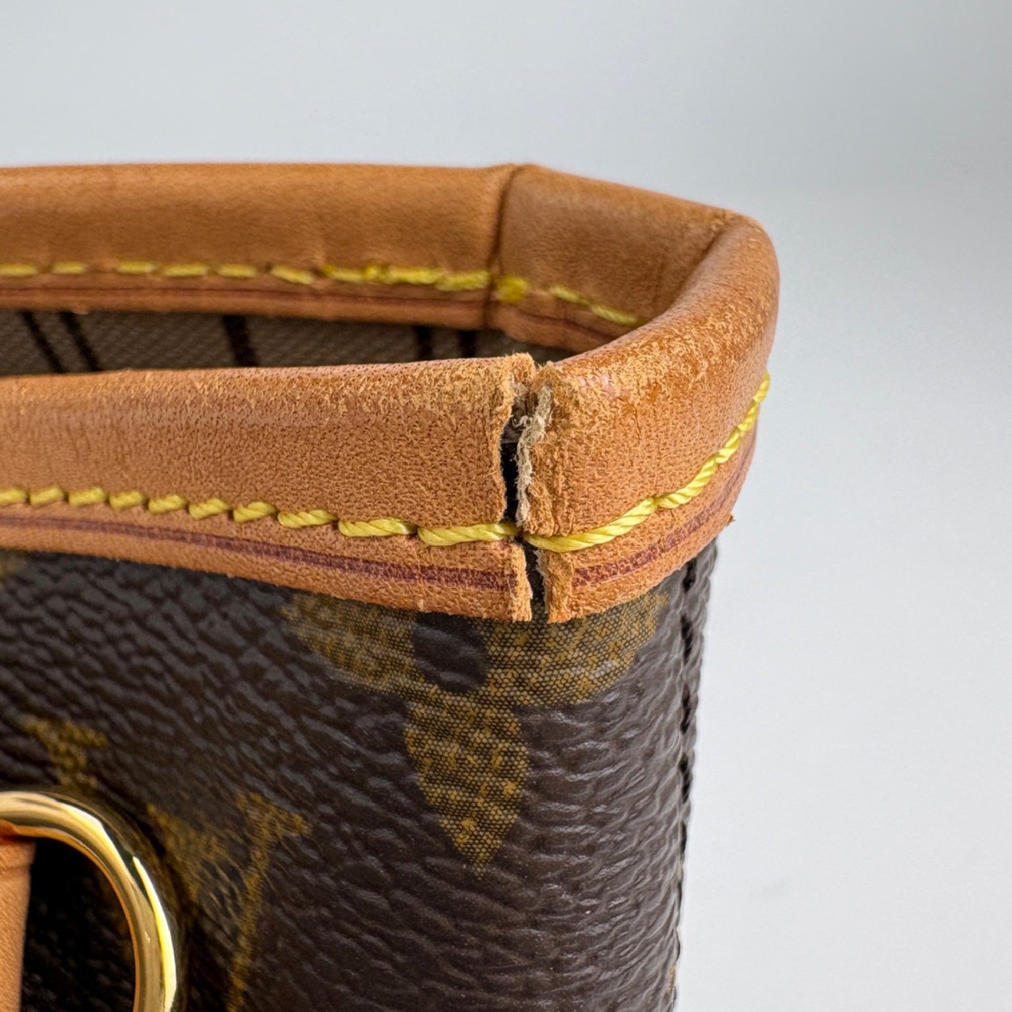 Louis Vuitton Brown Monogram Handbag Tote Bag (Pre-Owned)