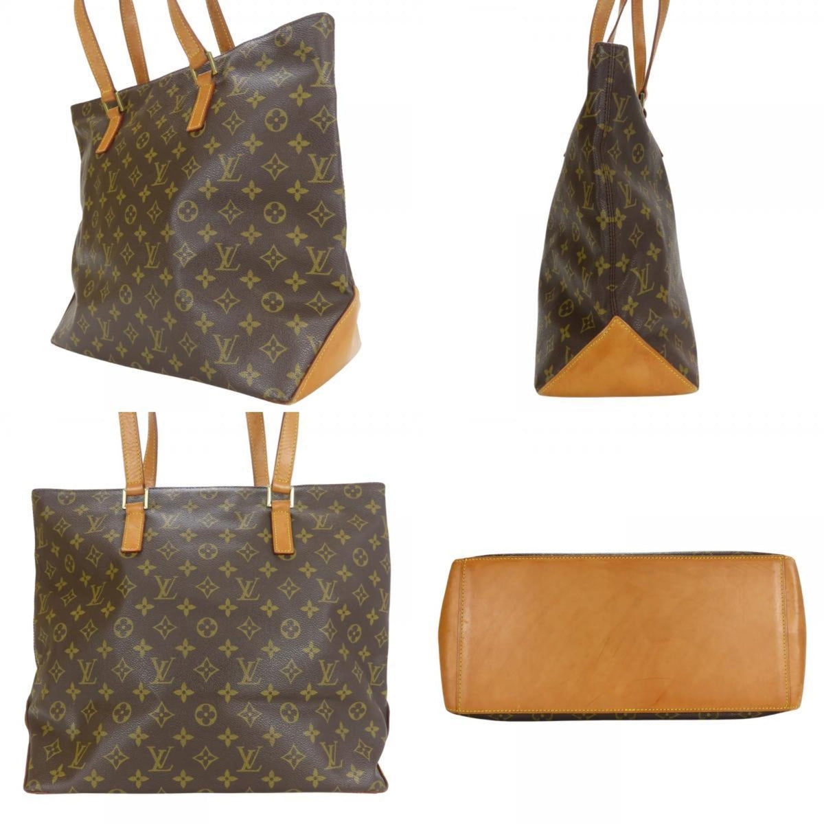 Louis Vuitton Brown Monogram Leather Tote Bag (Pre-Owned)