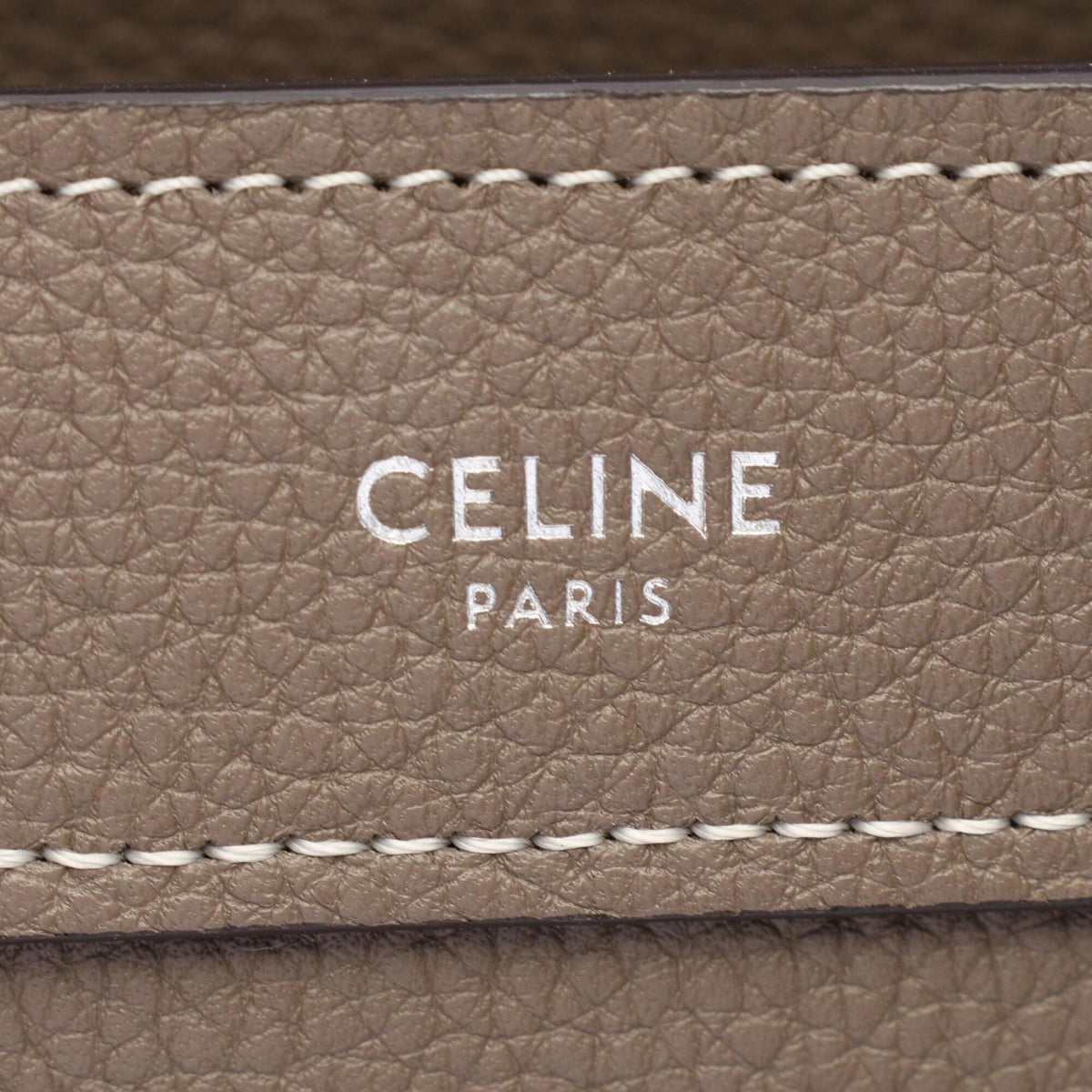 Celine Gray Leather Handbag (Pre-Owned)