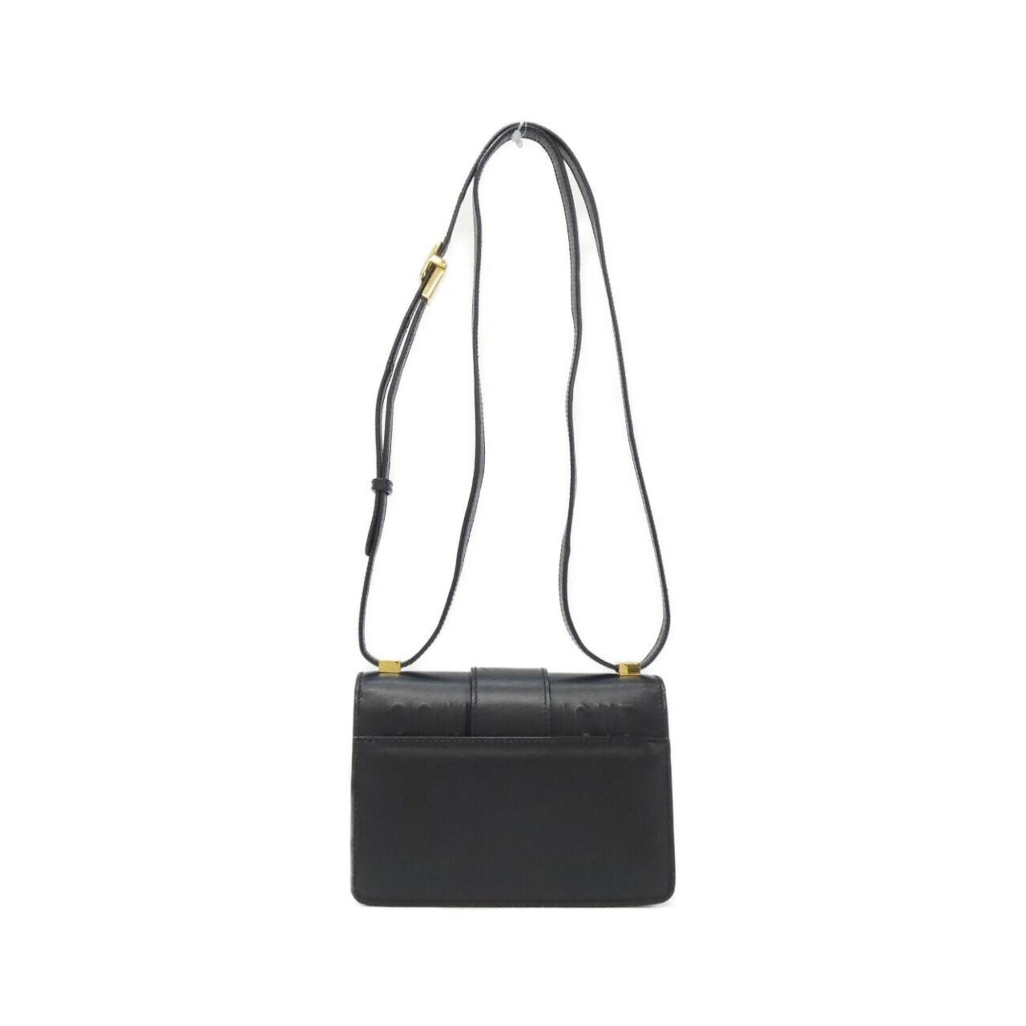 Christian Dior Black Leather Shoulder Bag (Pre-Owned)