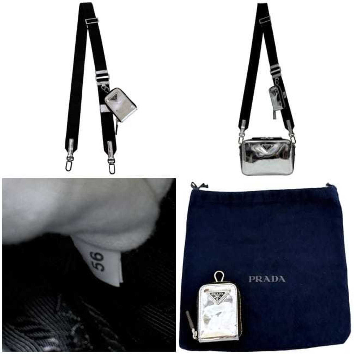 Prada Black Leather Shoulder Bag (Pre-Owned)