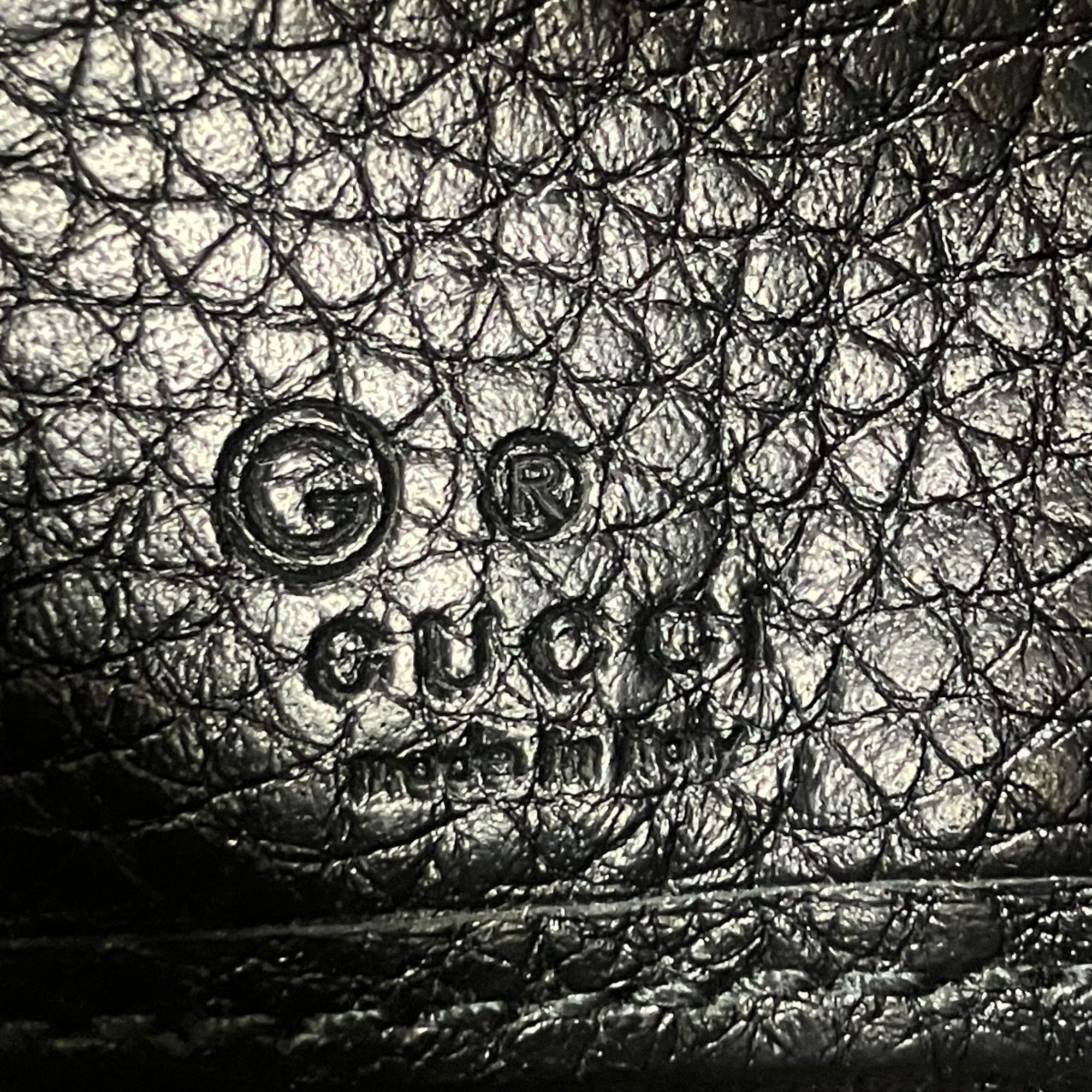 Gucci Black Leather Coin Purse/Coin Case (Pre-Owned)