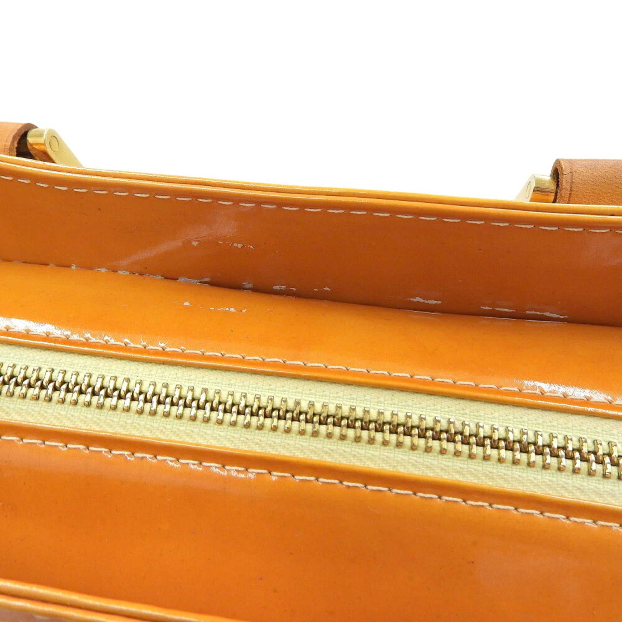 Louis Vuitton Monogram Yellow Monogram Vernis Leather Handbag Tote Bag (Pre-Owned)