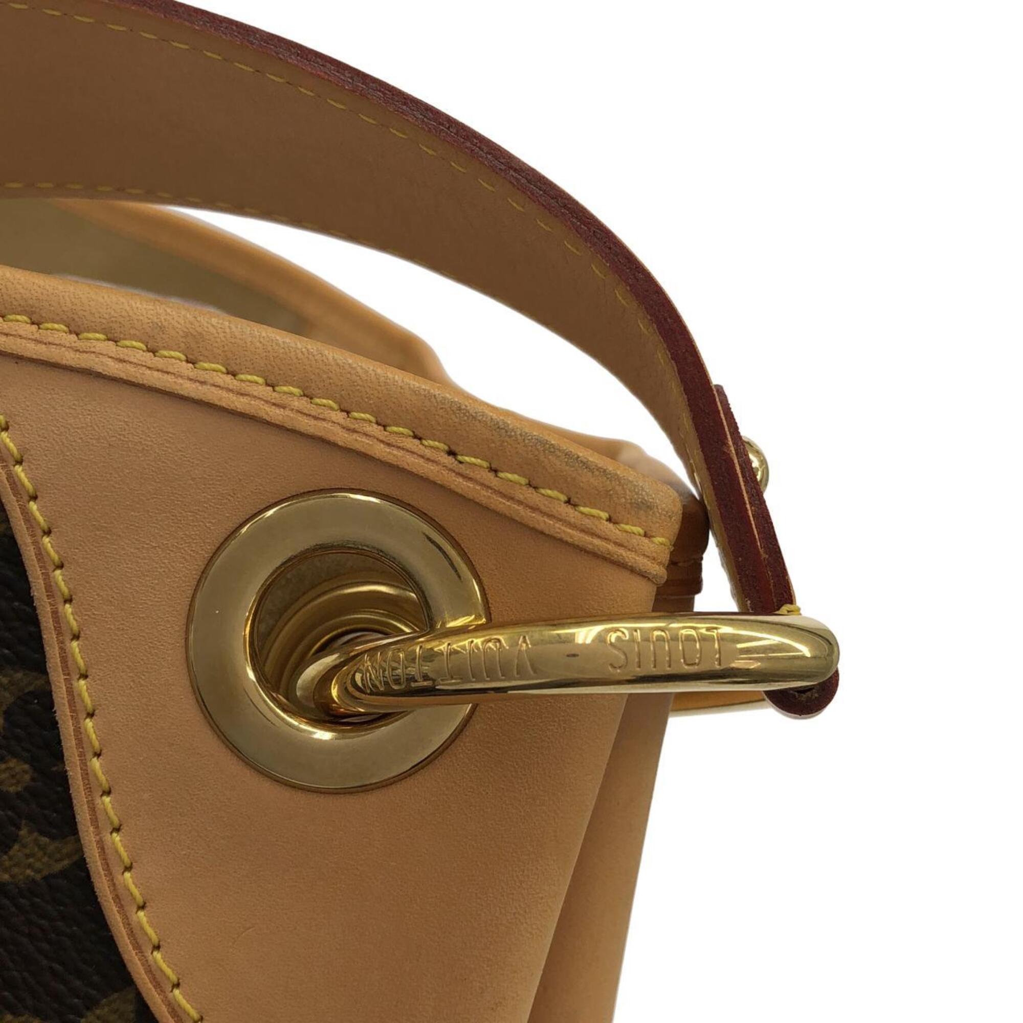 Louis Vuitton Monogram Marron Coated Canvas Shoulder Bag (Pre-Owned)