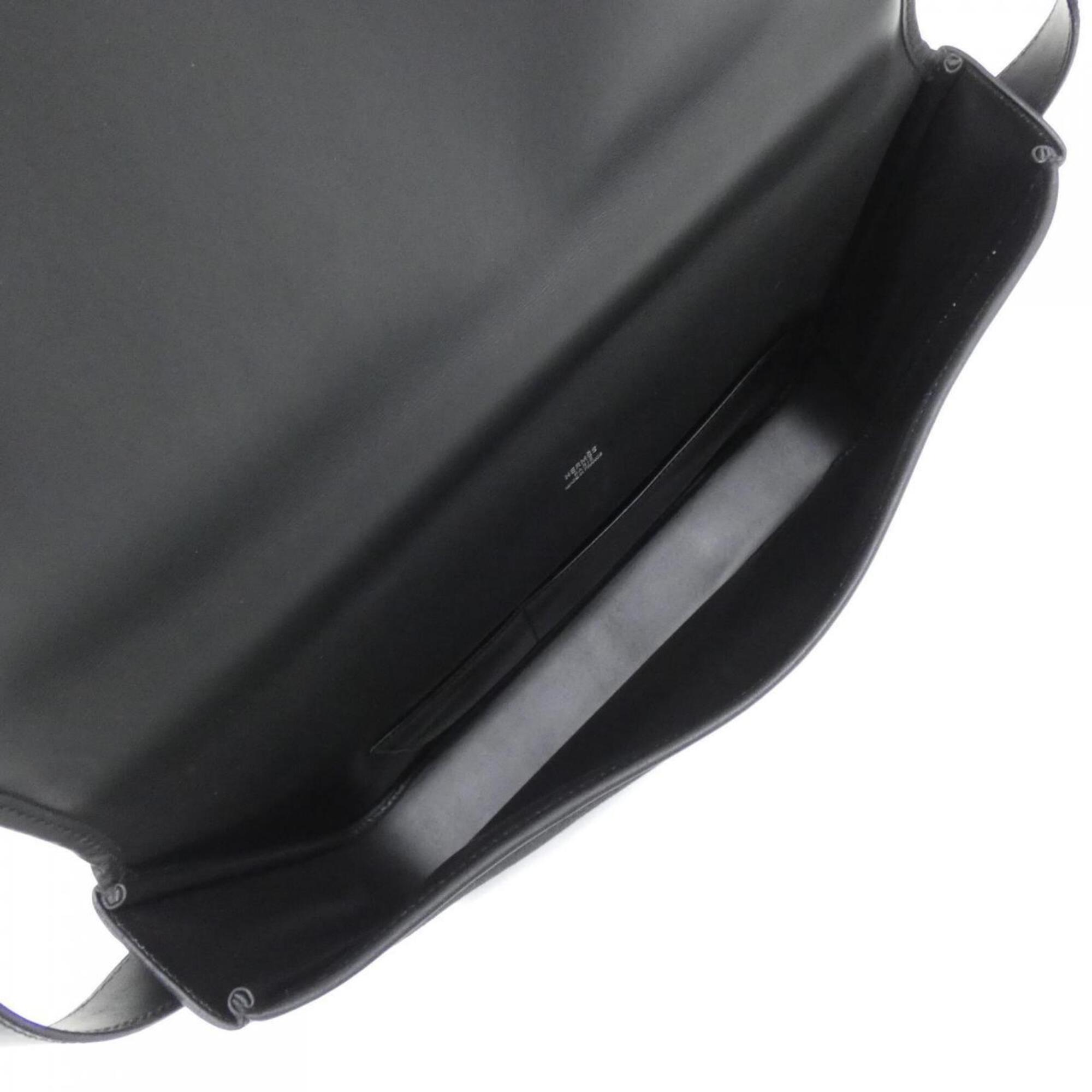 Hermes Black Canvas Handbag (Pre-Owned)