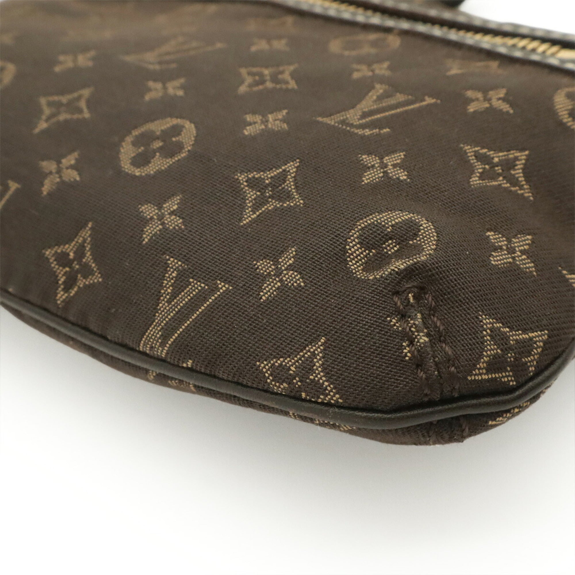 Louis Vuitton Brown Ebene Canvas Handbag Pochette Pouch (Pre-Owned)