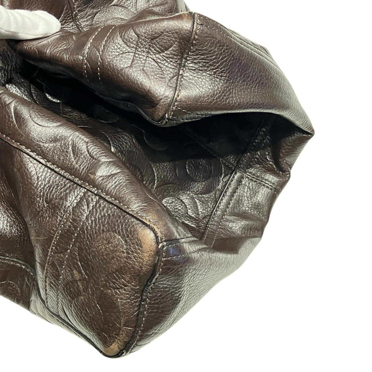 Coach Brown Leather Shoulder Bag (Pre-Owned)