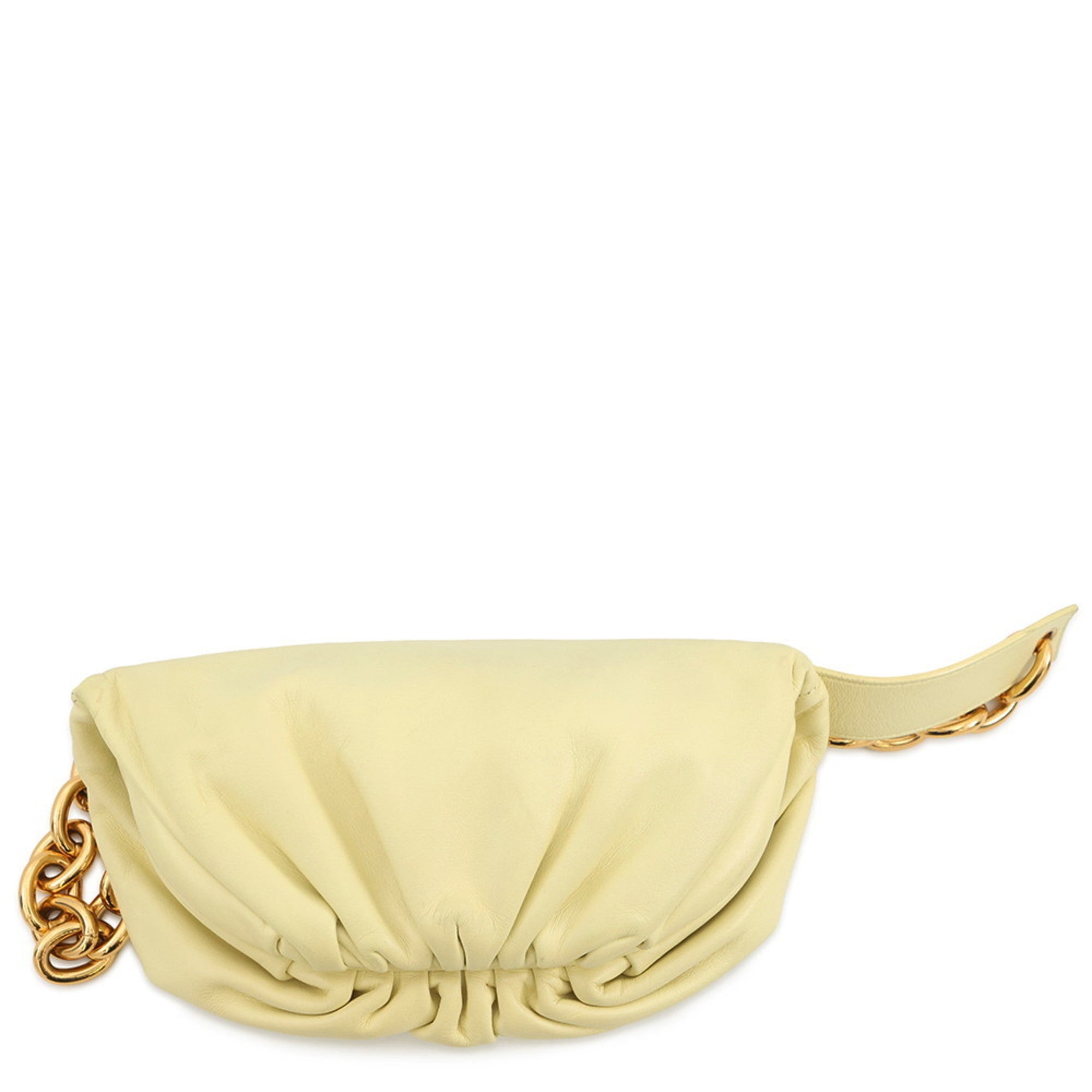 Bottega Veneta Yellow Leather Handbag Sling Bag (Pre-Owned)