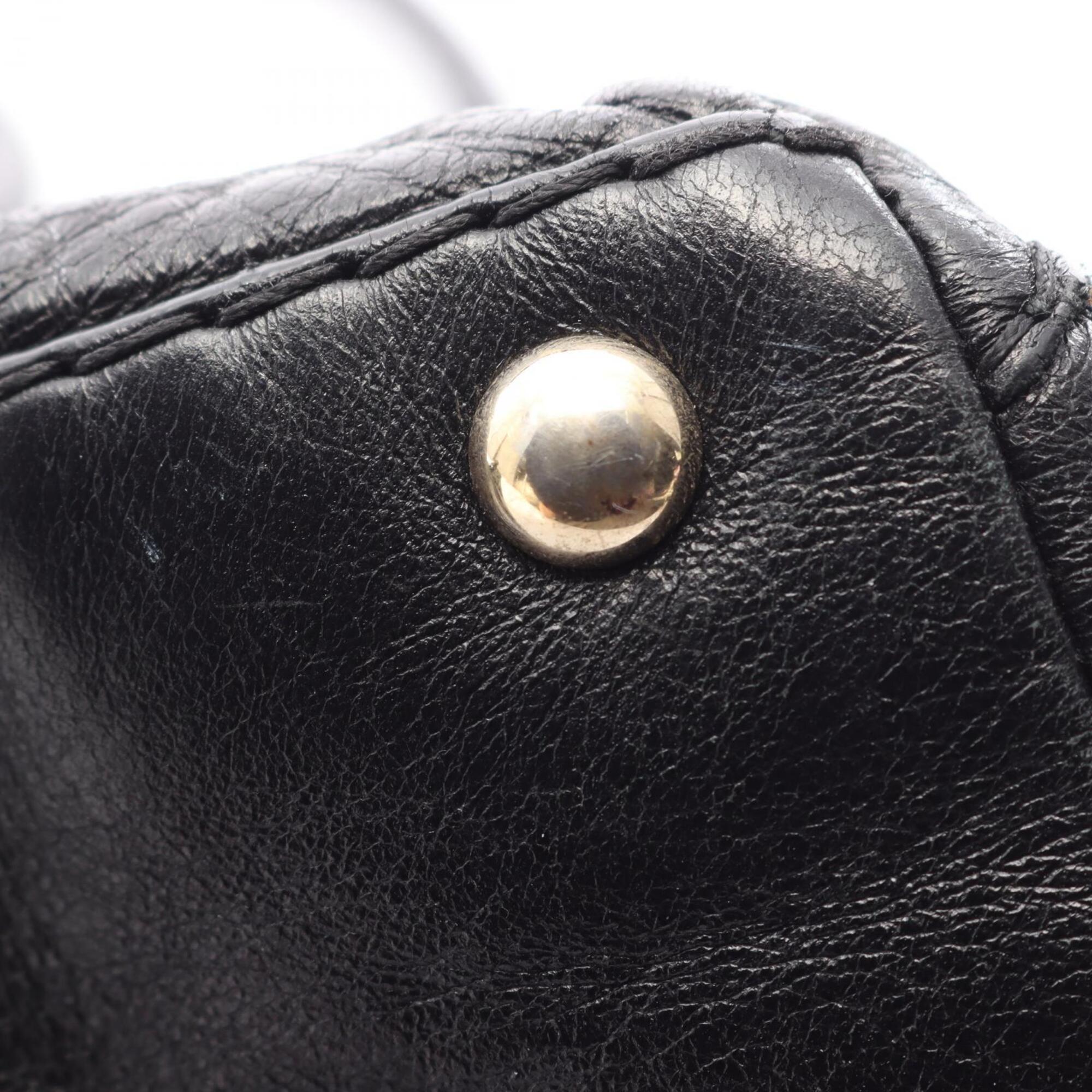 Gucci Black Leather Handbag (Pre-Owned)