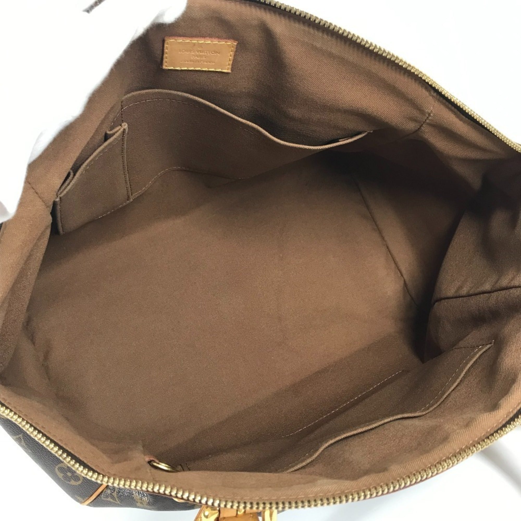 Louis Vuitton Brown Monogram Canvas Shoulder Bag Tote Bag (Pre-Owned)