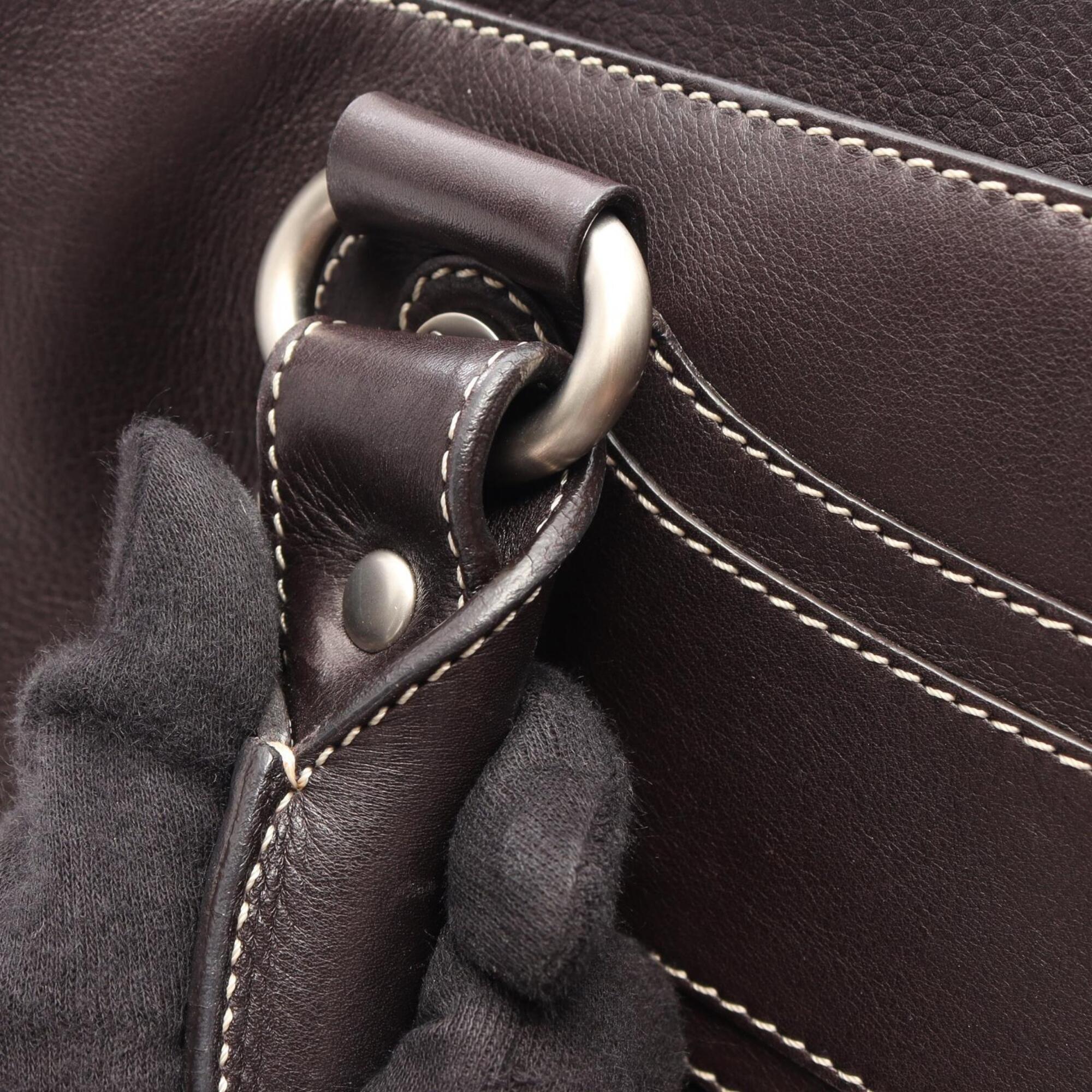 Celine Brown Leather Handbag (Pre-Owned)