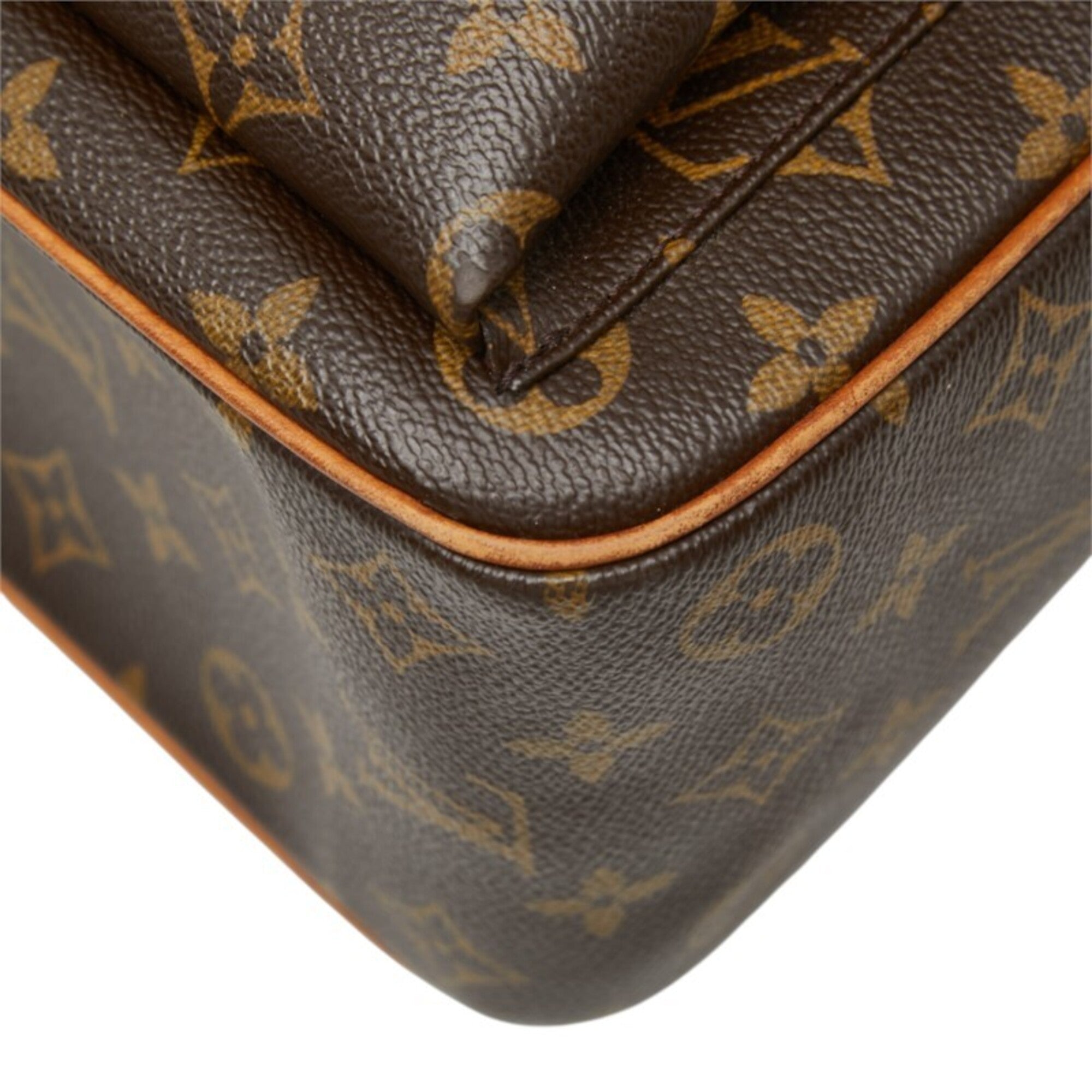 Louis Vuitton Brown Monogram Pvc Leather Shoulder Bag Tote Bag (Pre-Owned)