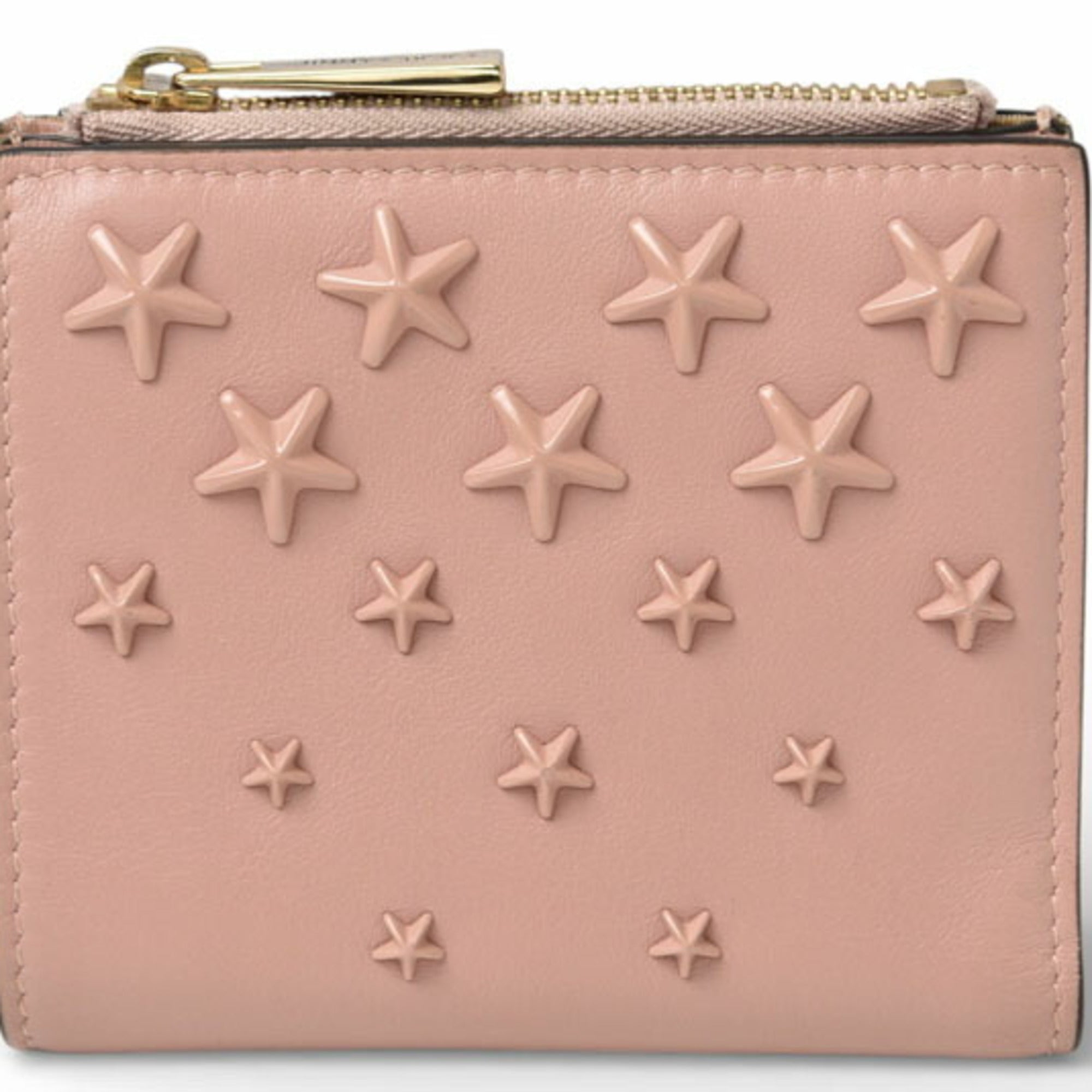 Jimmy Choo Pink Leather Wallet (Bi-Fold) (Pre-Owned)