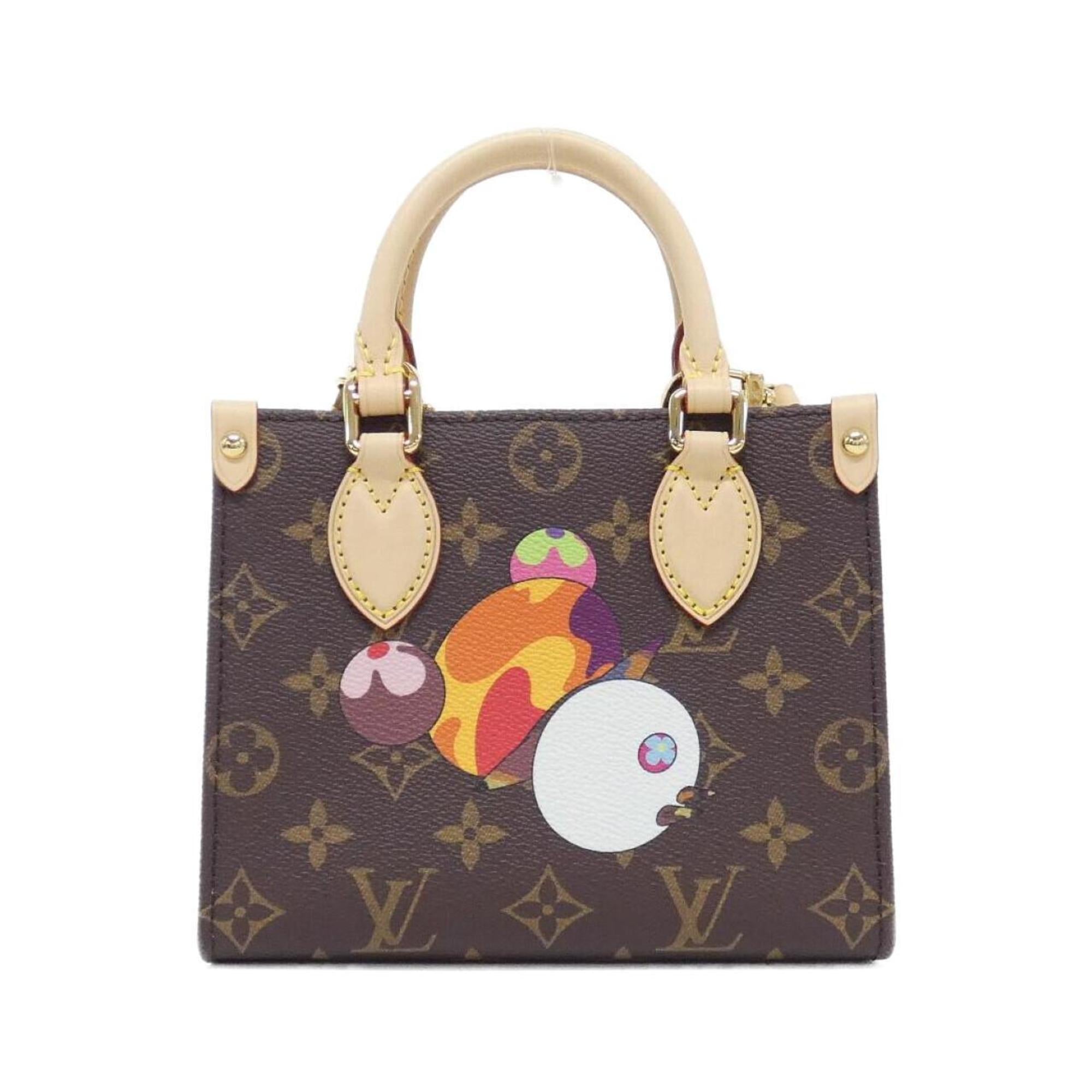 Louis Vuitton Marron Coated Canvas Handbag Shoulder Bag (Pre-Owned)