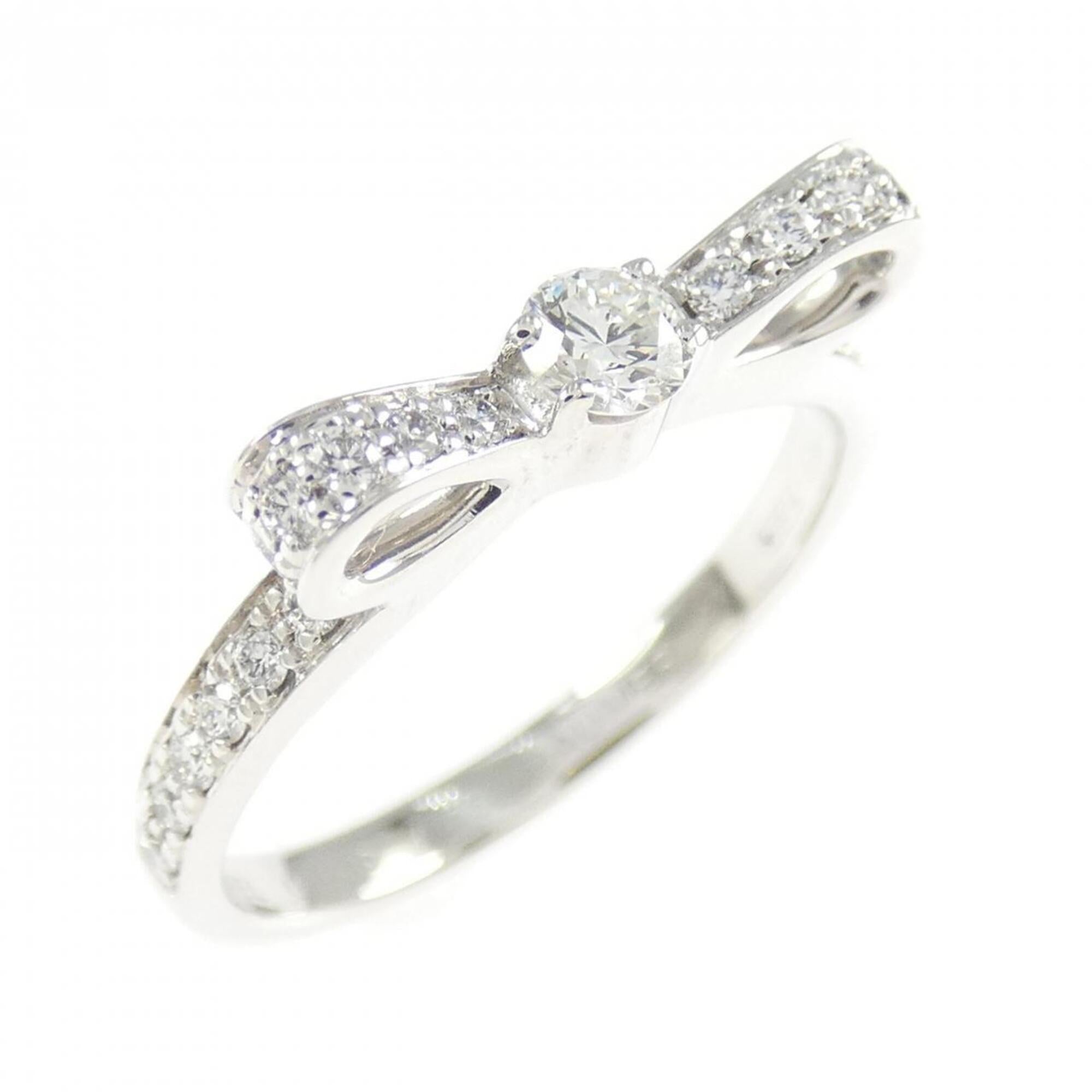 Chanel White Gold White Gold (18K) Band Ring (Pre-Owned)