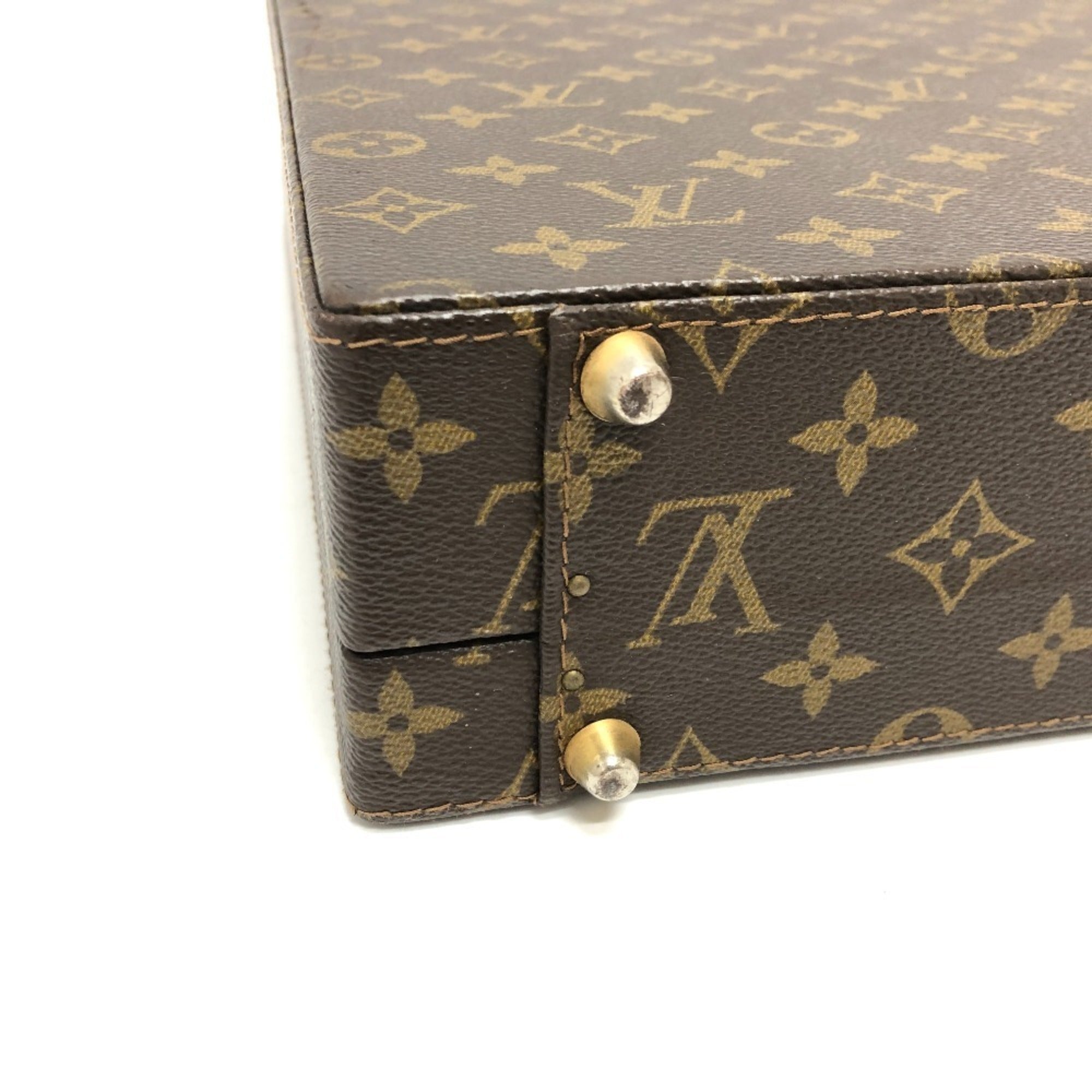 Louis Vuitton Monogram Brown Galle Monogram Monogram Attaché Case Briefcase (Pre-Owned)