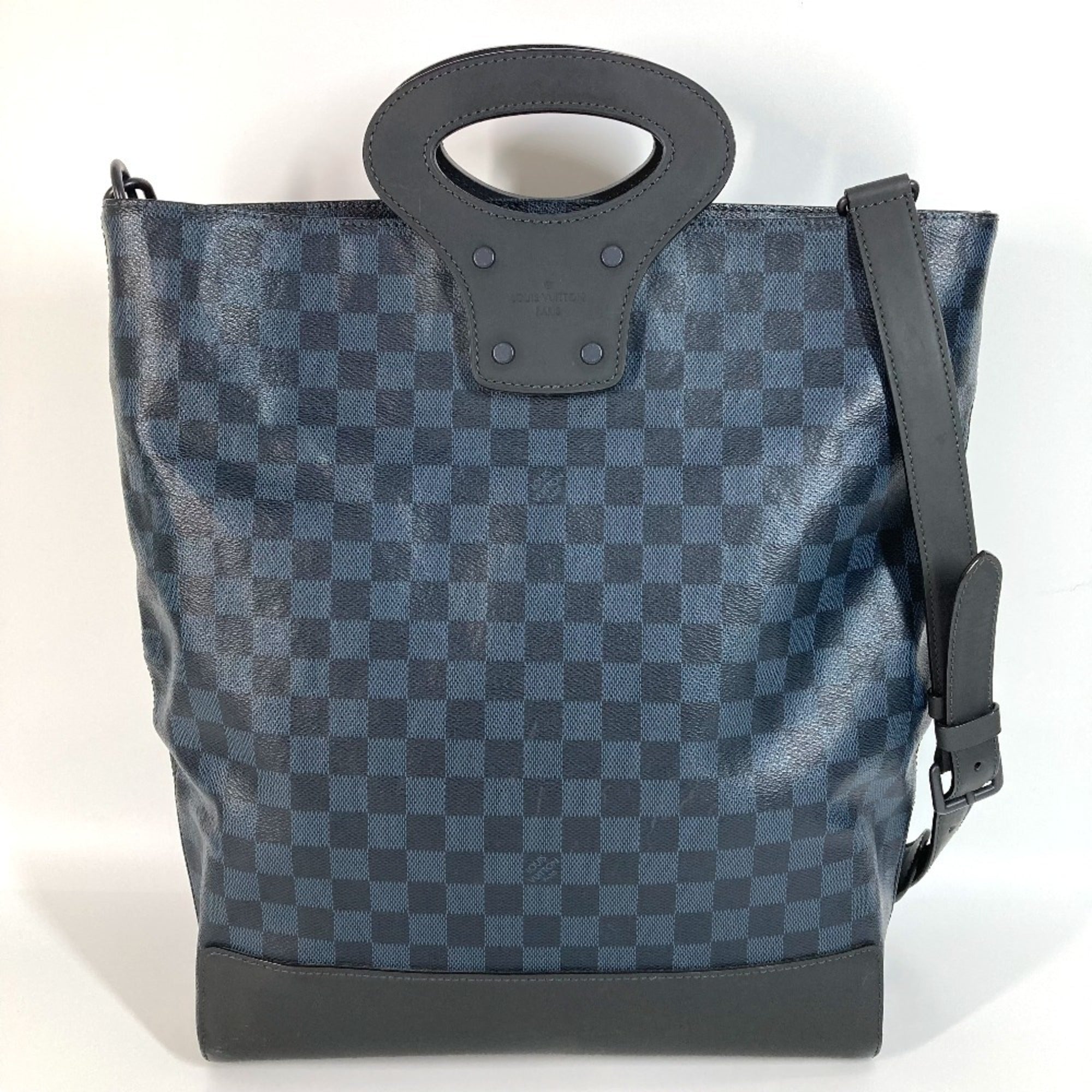 Louis Vuitton Damier Cobalt Navy Handbag Shoulder Bag (Pre-Owned)