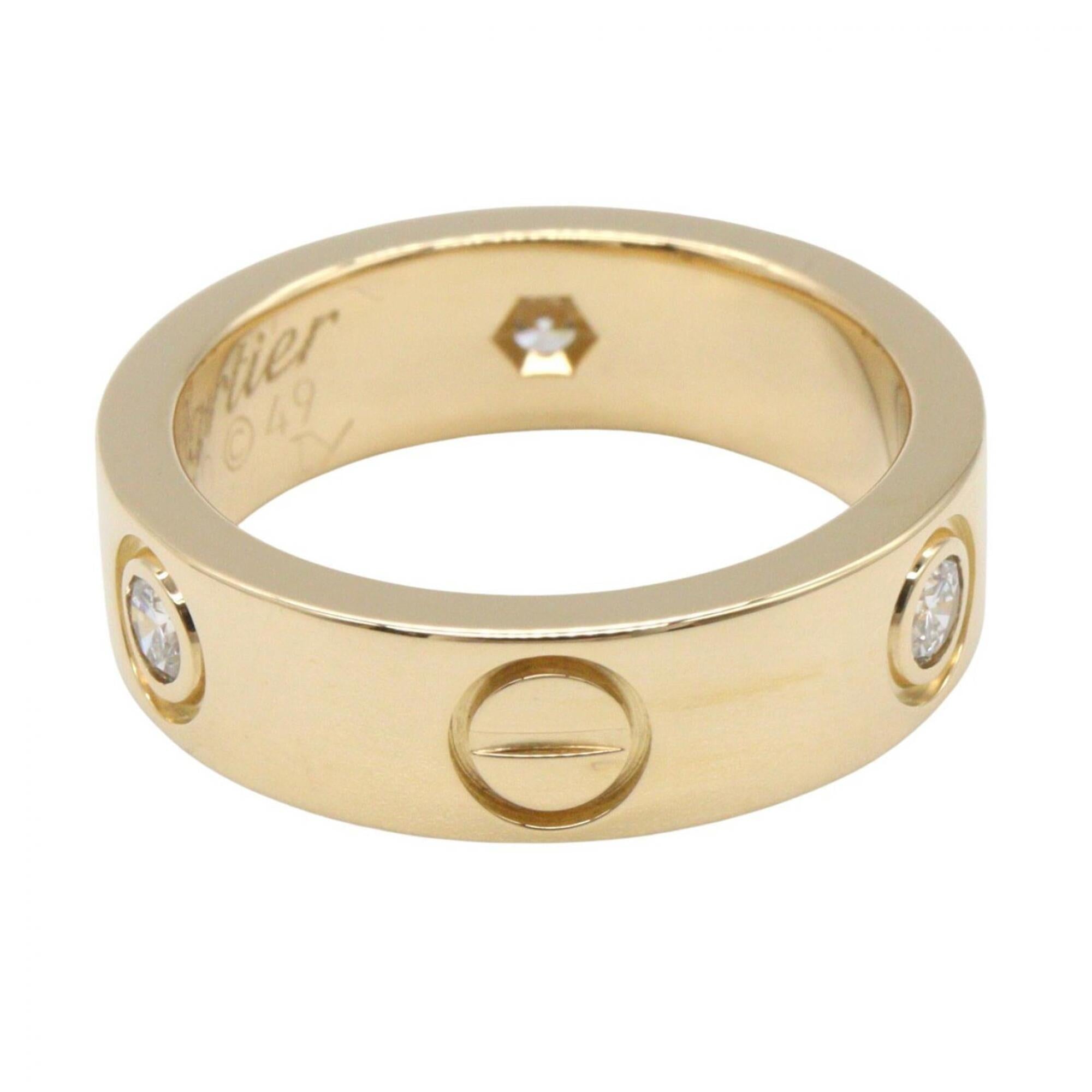 Cartier Gold Clear Yellow Gold (18K) Band Ring (Pre-Owned)