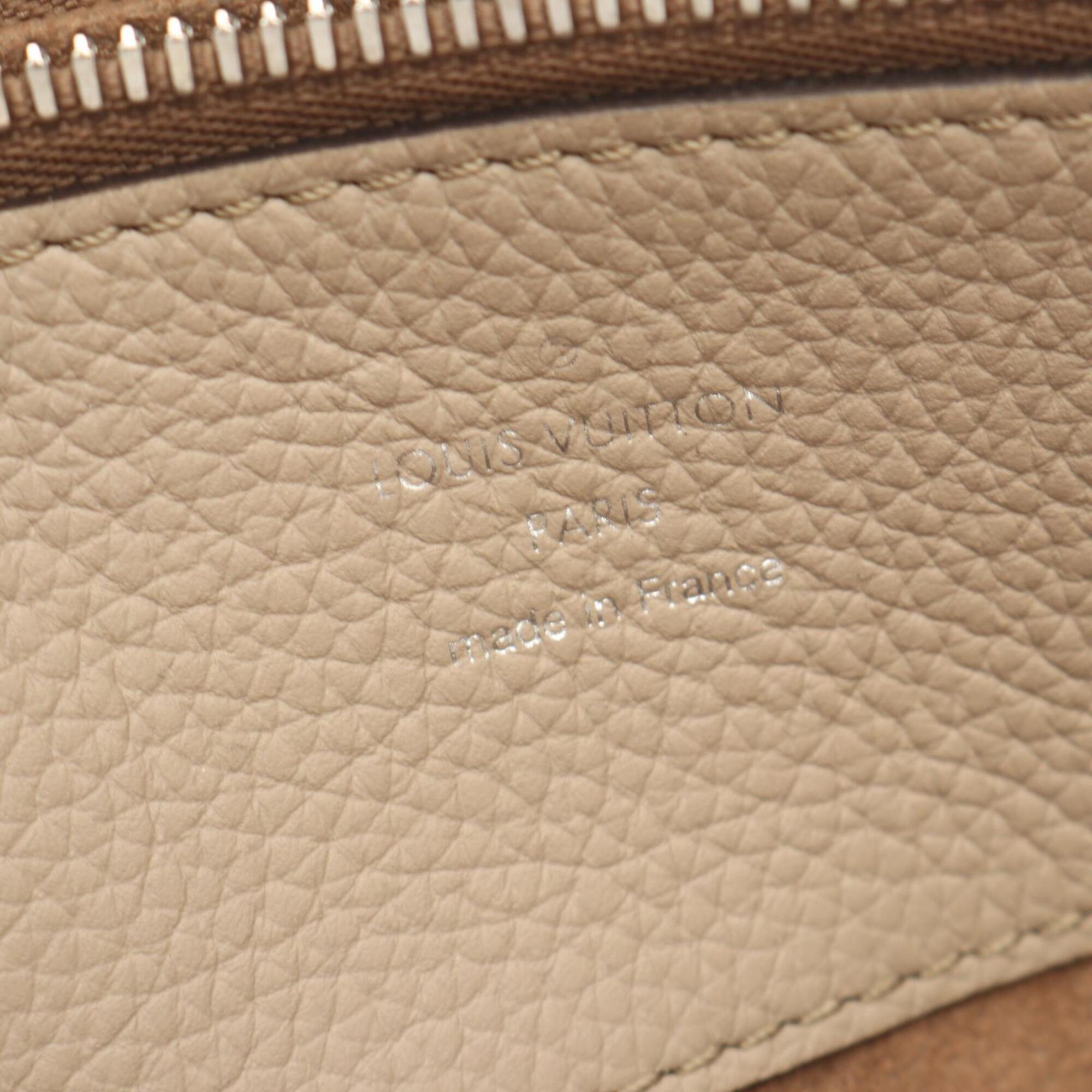 Louis Vuitton Beige Galle Mahina Leather Handbag Tote Bag (Pre-Owned)