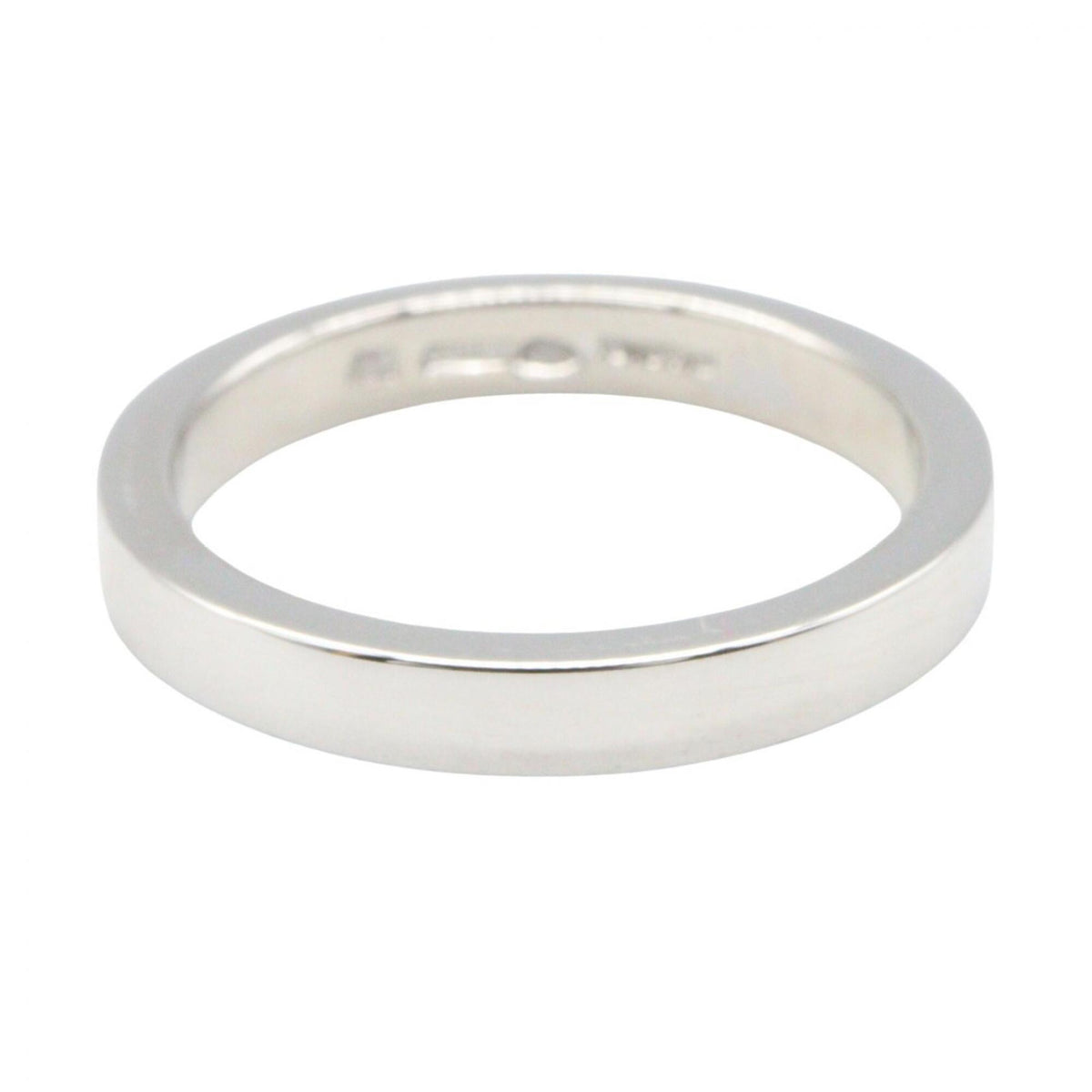 Bvlgari Silver Platinum 950 Band Ring (Pre-Owned)