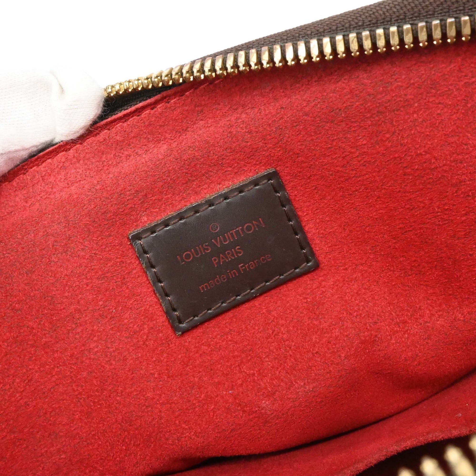Louis Vuitton Brown Damier Canvas Handbag Shoulder Bag (Pre-Owned)