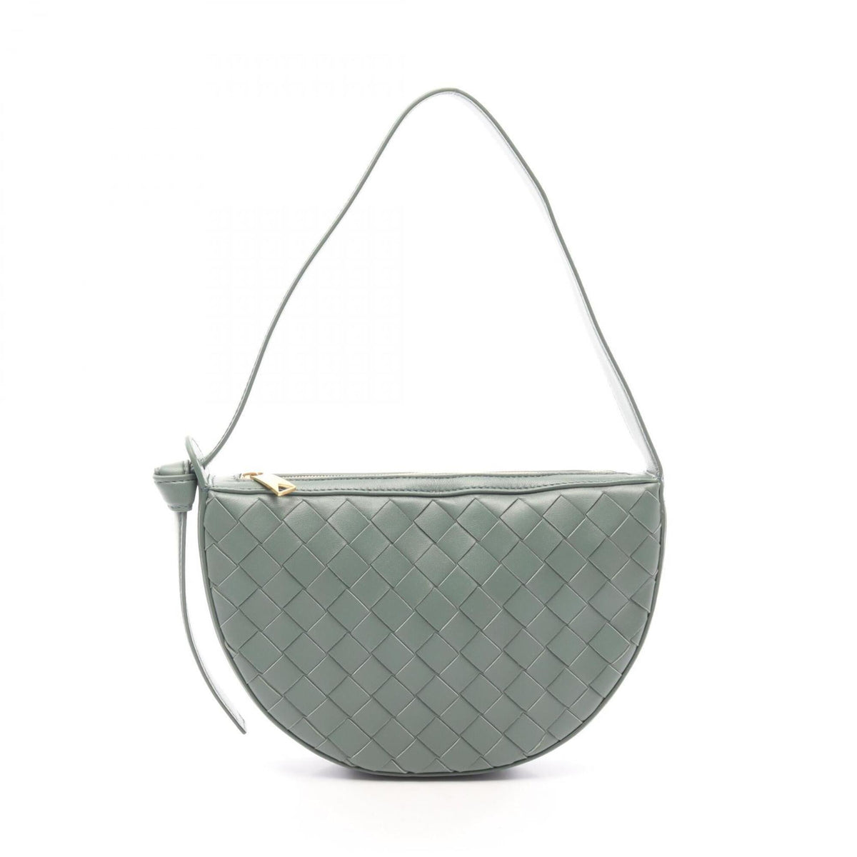 Bottega Veneta Green Intrecciato Handbag (Pre-Owned)