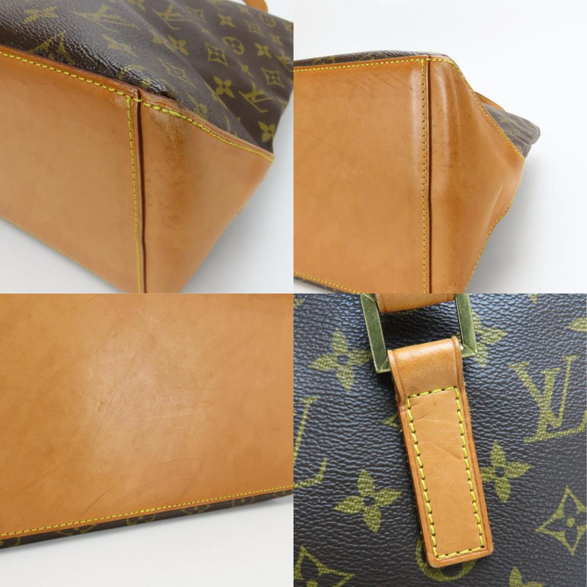 Louis Vuitton Brown Monogram Leather Tote Bag (Pre-Owned)