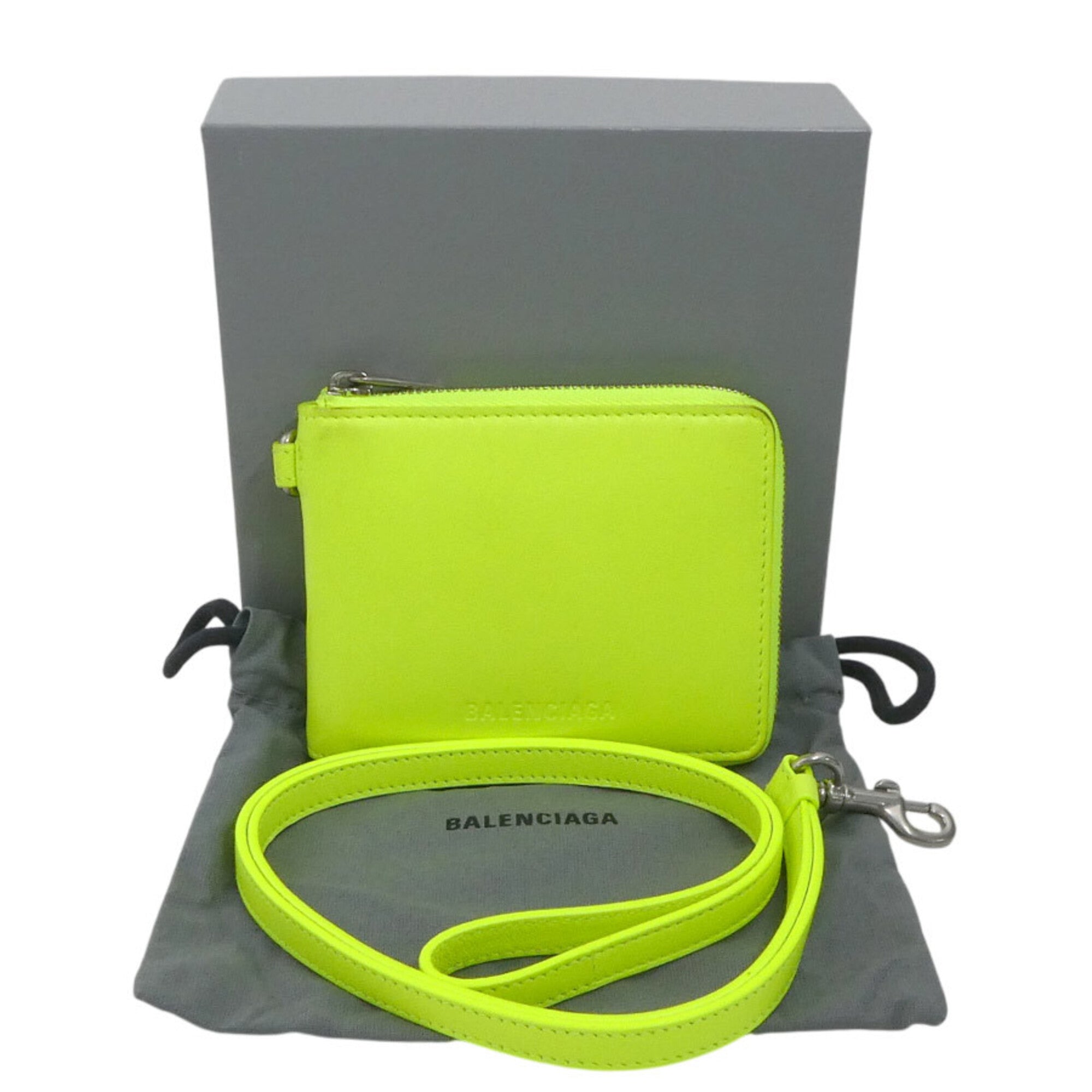 Balenciaga Yellow Leather Wallet (Bi-Fold) (Pre-Owned)