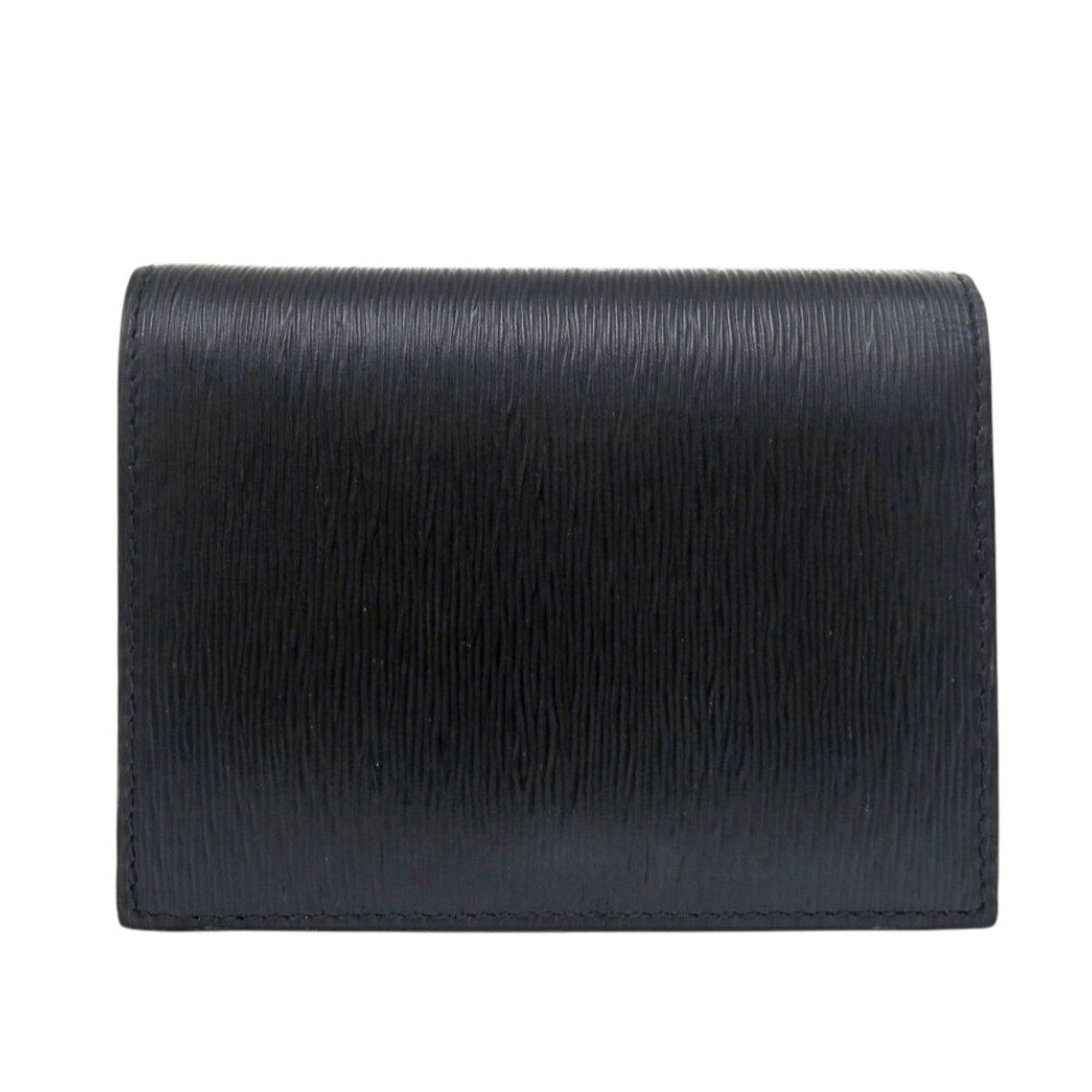 Prada Black Leather Wallet (Bi-Fold) (Pre-Owned)