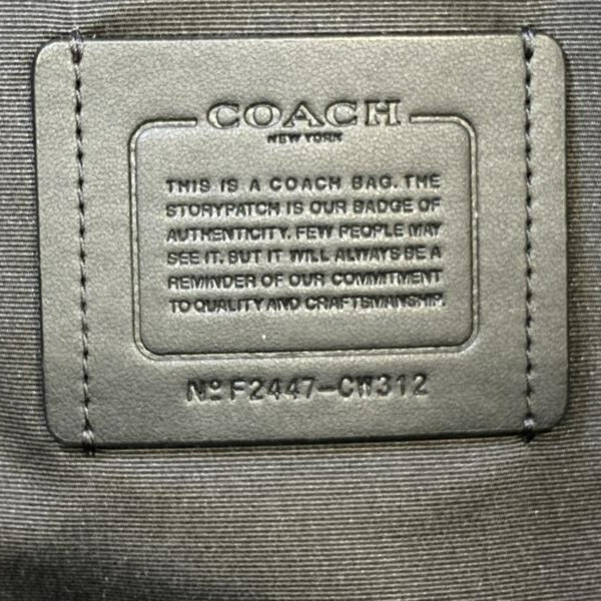 Coach Green Shoulder Bag (Pre-Owned)