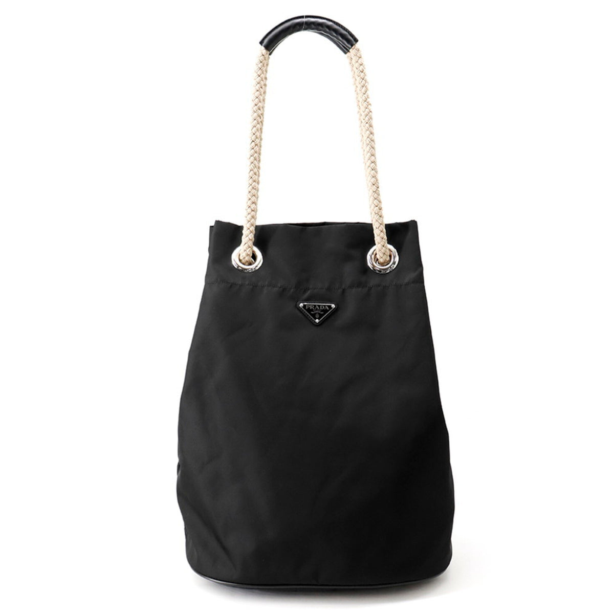 Prada Black Nylon Tote Bag (Pre-Owned)