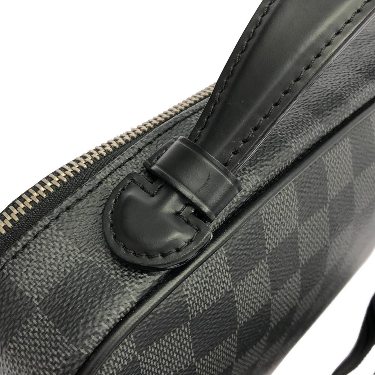 Louis Vuitton Graphite Coated Canvas Shoulder Bag (Pre-Owned)