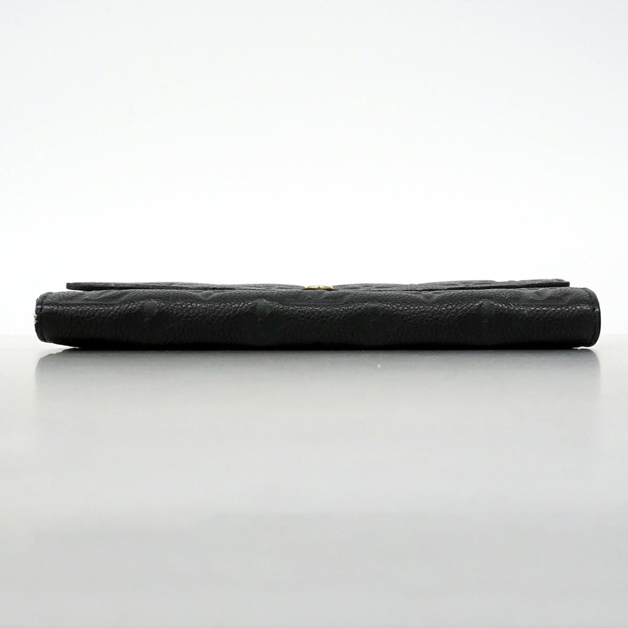 Louis Vuitton Noir Long Wallet (Bi-Fold) (Pre-Owned)