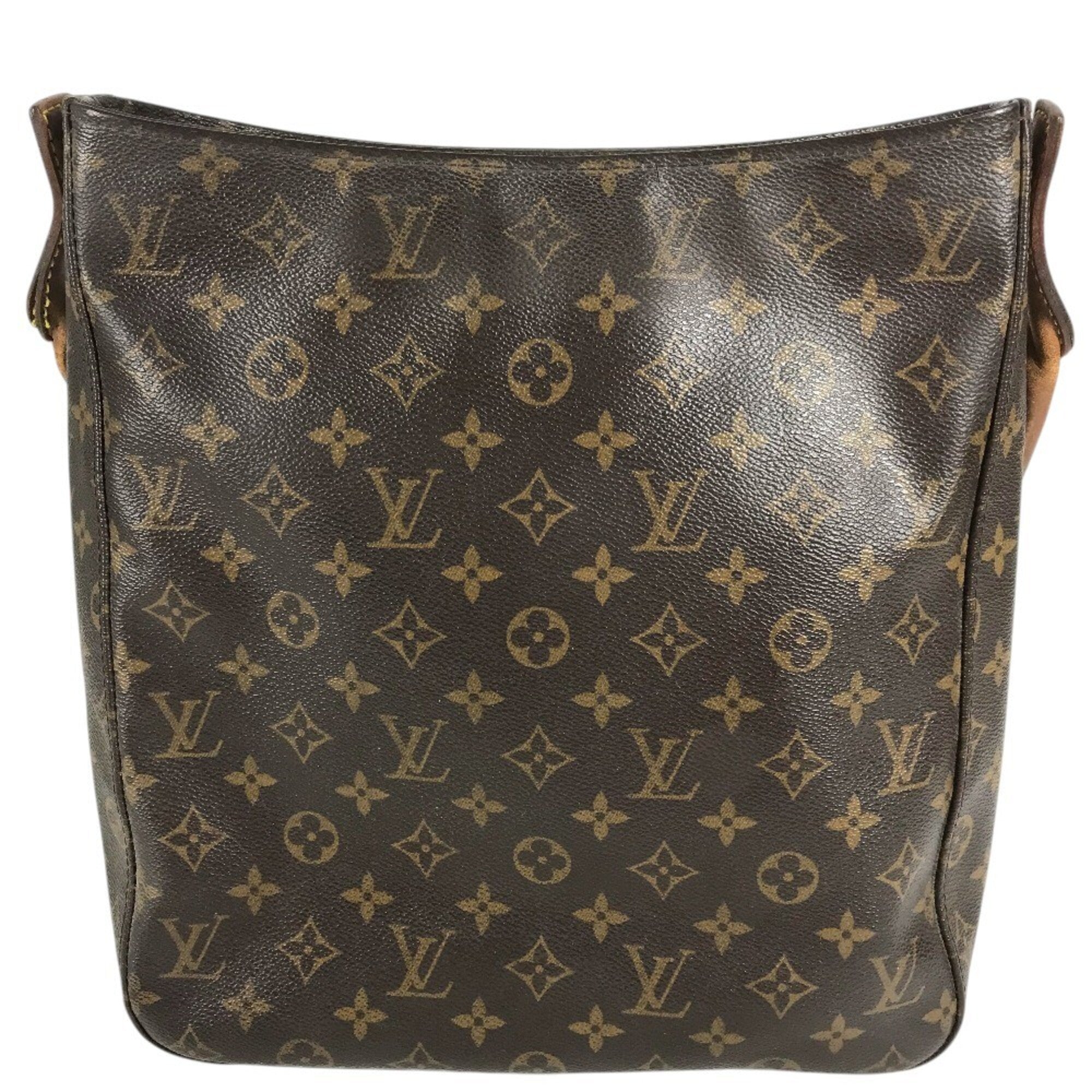 Louis Vuitton Brown Monogram Canvas Handbag Shoulder Bag (Pre-Owned)