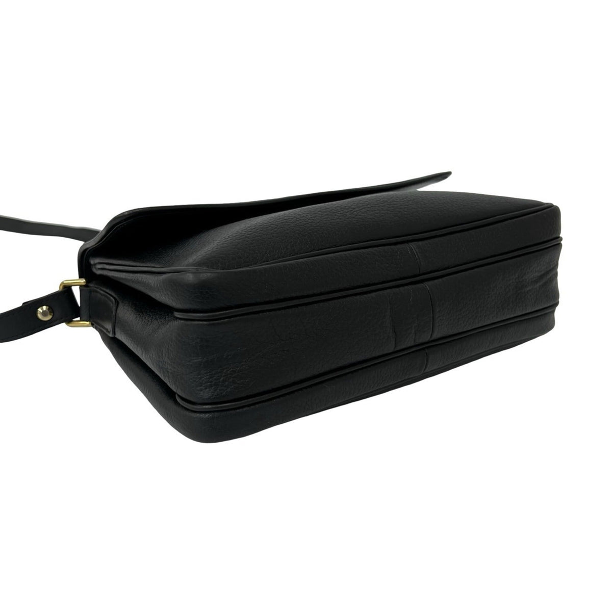 Burberry Black Leather Shoulder Bag (Pre-Owned)