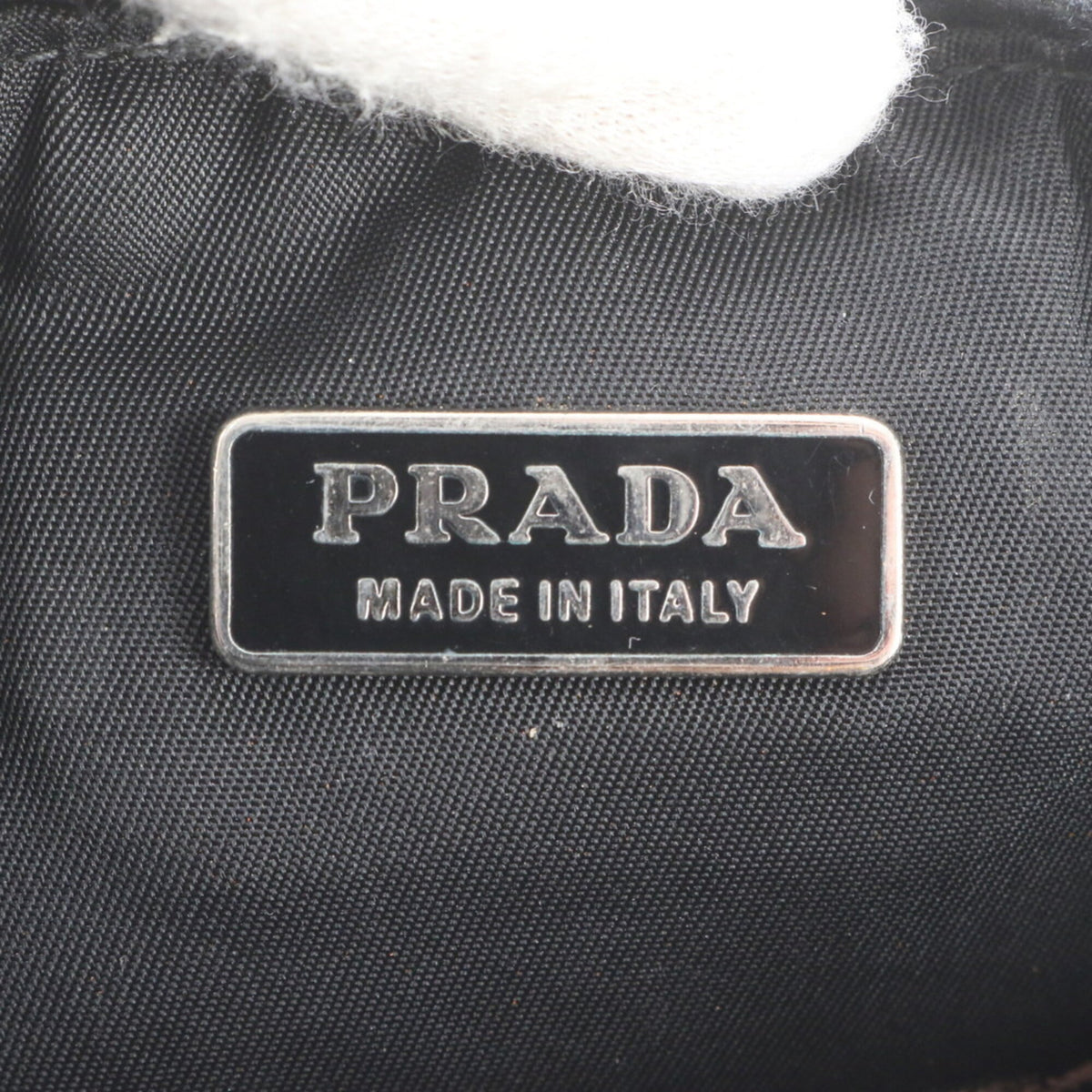 Prada Black Handbag Pouch Tote Bag (Pre-Owned)