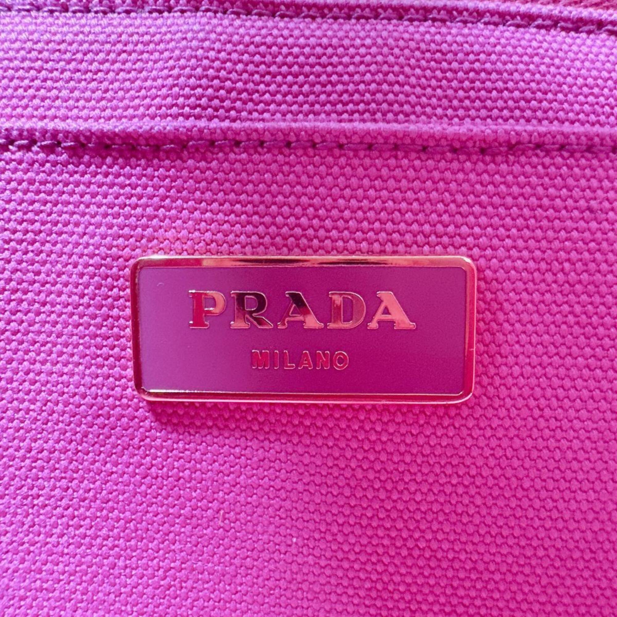 Prada Pink Denim Tote Bag (Pre-Owned)