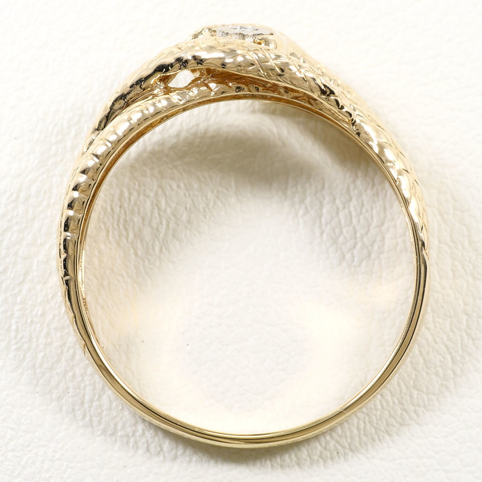 Unbranded White Gold Yellow Gold White Gold (10K) Yellow Gold (10K) Band Ring (Pre-Owned)