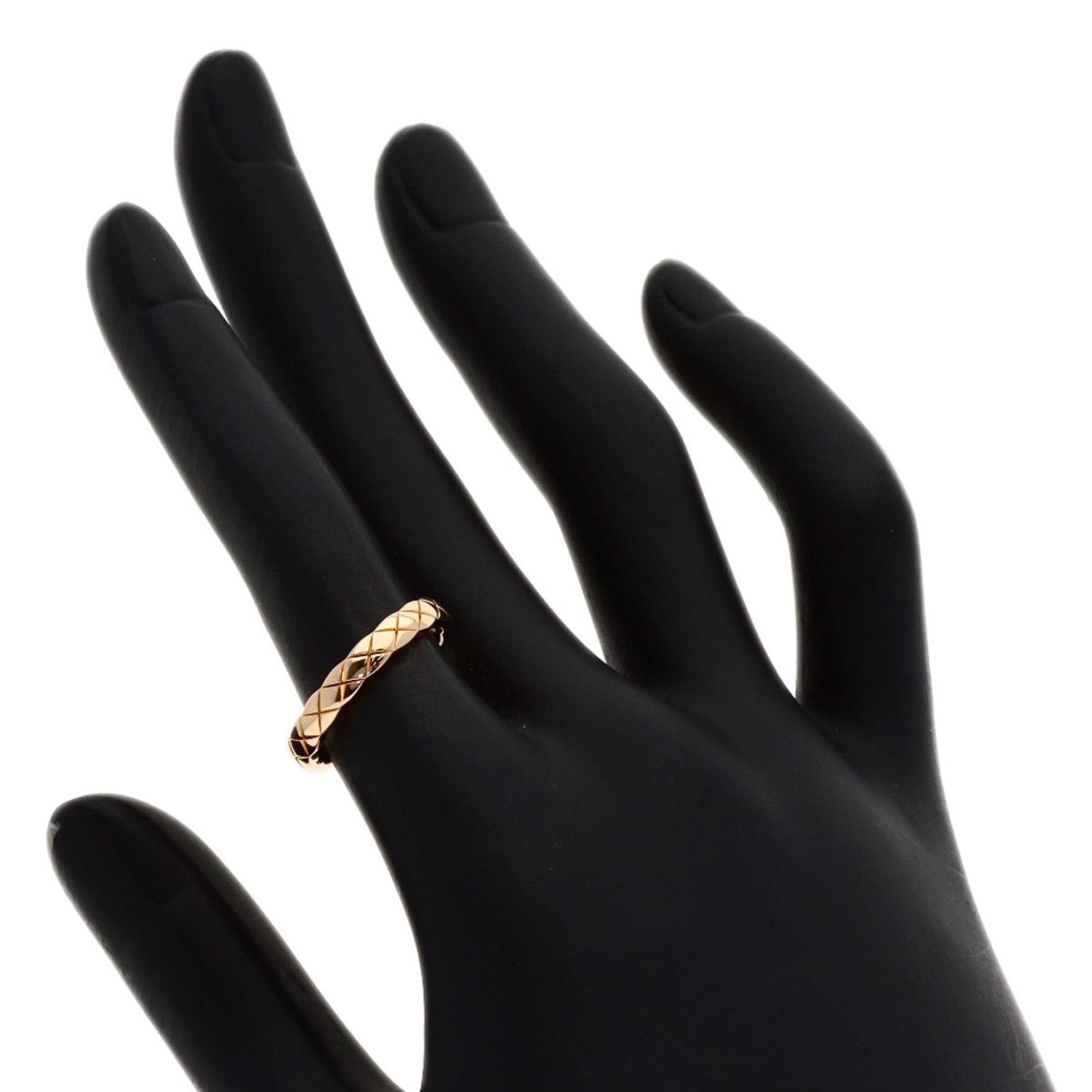 Chanel Pink Gold (18K) Band Ring (Pre-Owned)