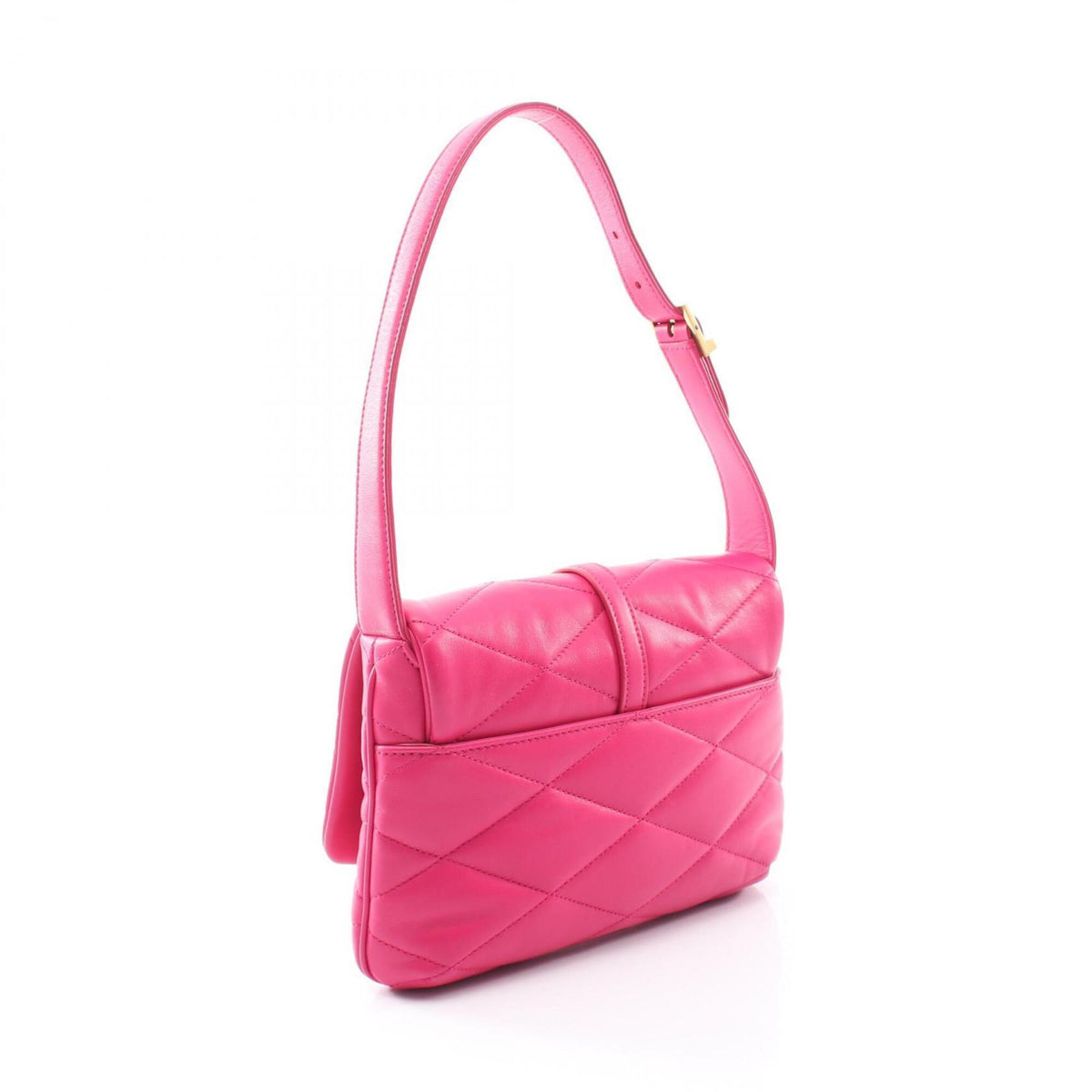 Saint Laurent Pink Leather Handbag Shoulder Bag (Pre-Owned)