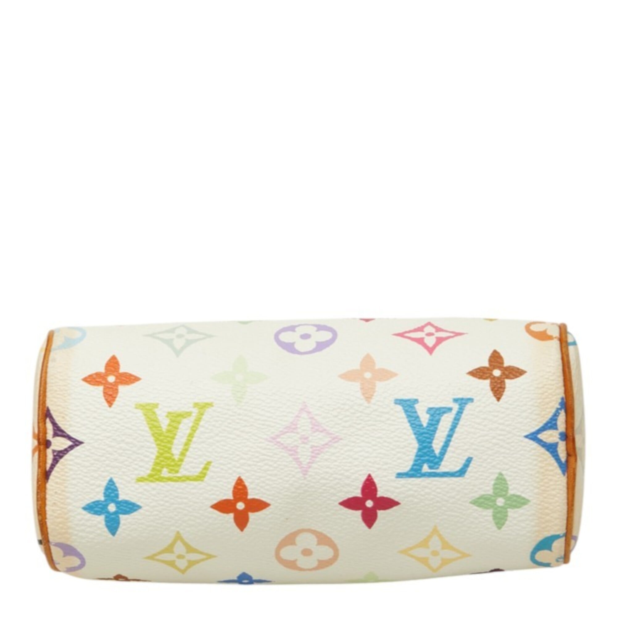Louis Vuitton Monogram Multi-Color White Pvc Leather Handbag Shoulder Bag (Pre-Owned)
