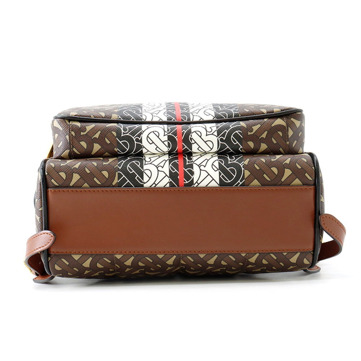 Burberry Brown Multi-Color Pvc Leather Backpack (Pre-Owned)