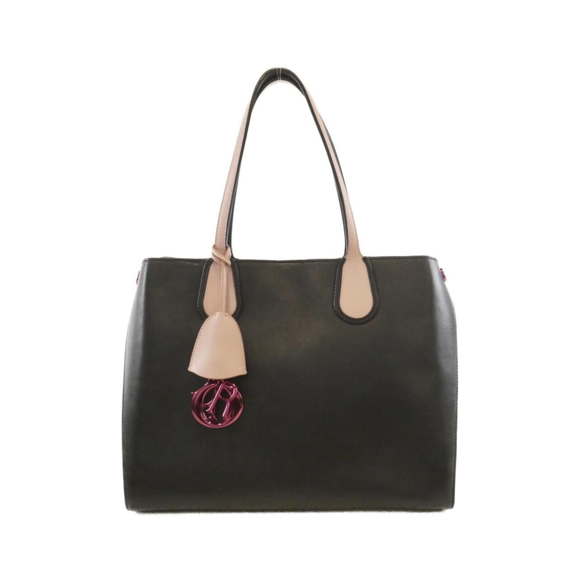 Christian Dior Black Pink Leather Handbag (Pre-Owned)