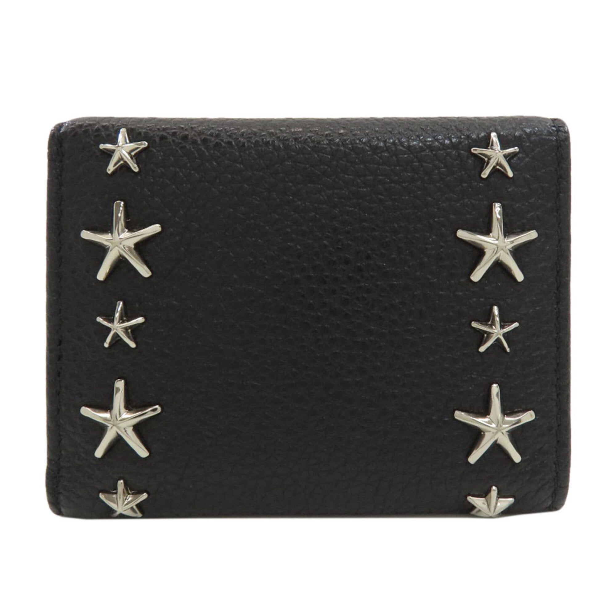 Jimmy Choo Black Leather Wallet (Tri-Fold) (Pre-Owned)