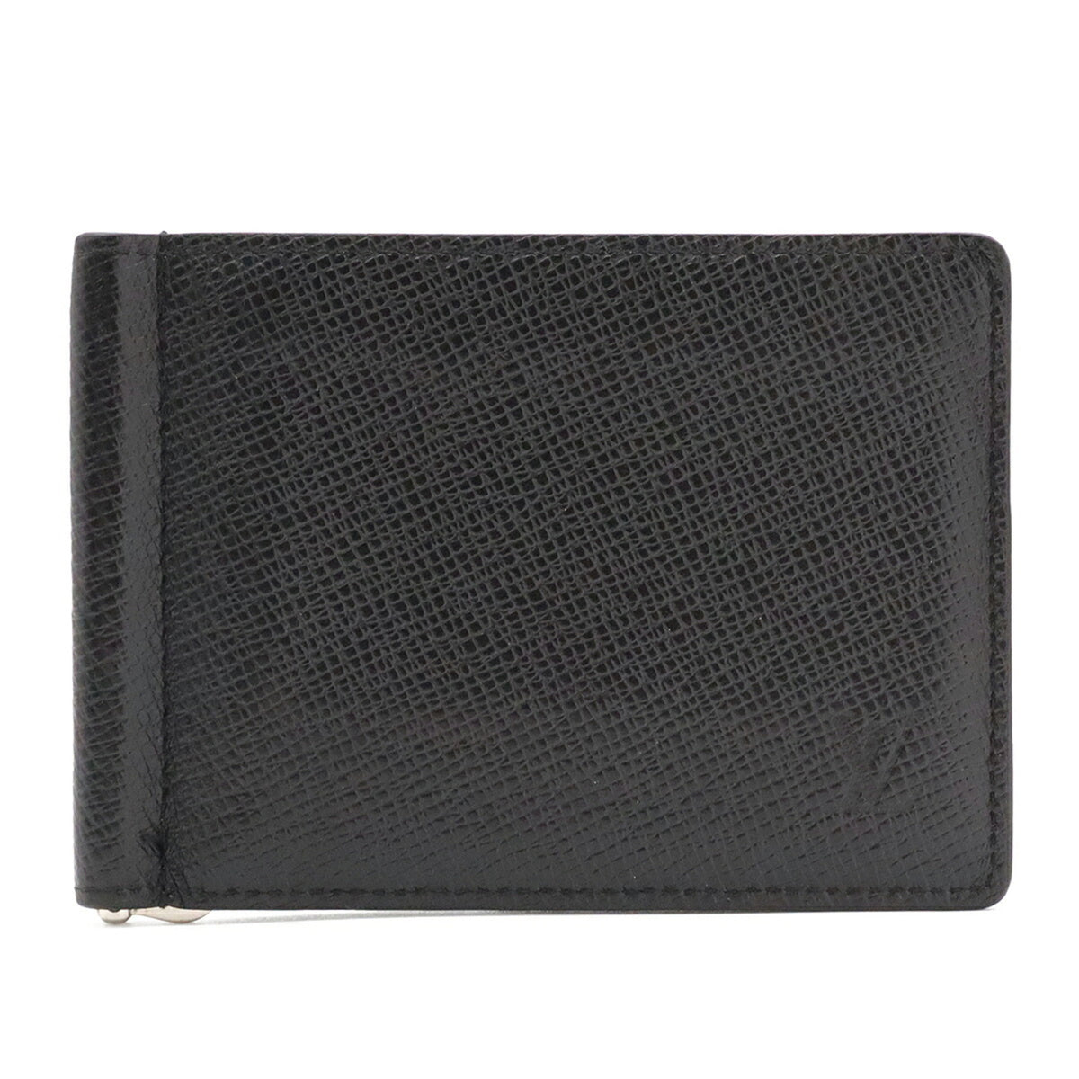 Louis Vuitton Noir Taiga Leather Leather Bill Wallet (Bi-Fold) (Pre-Owned)