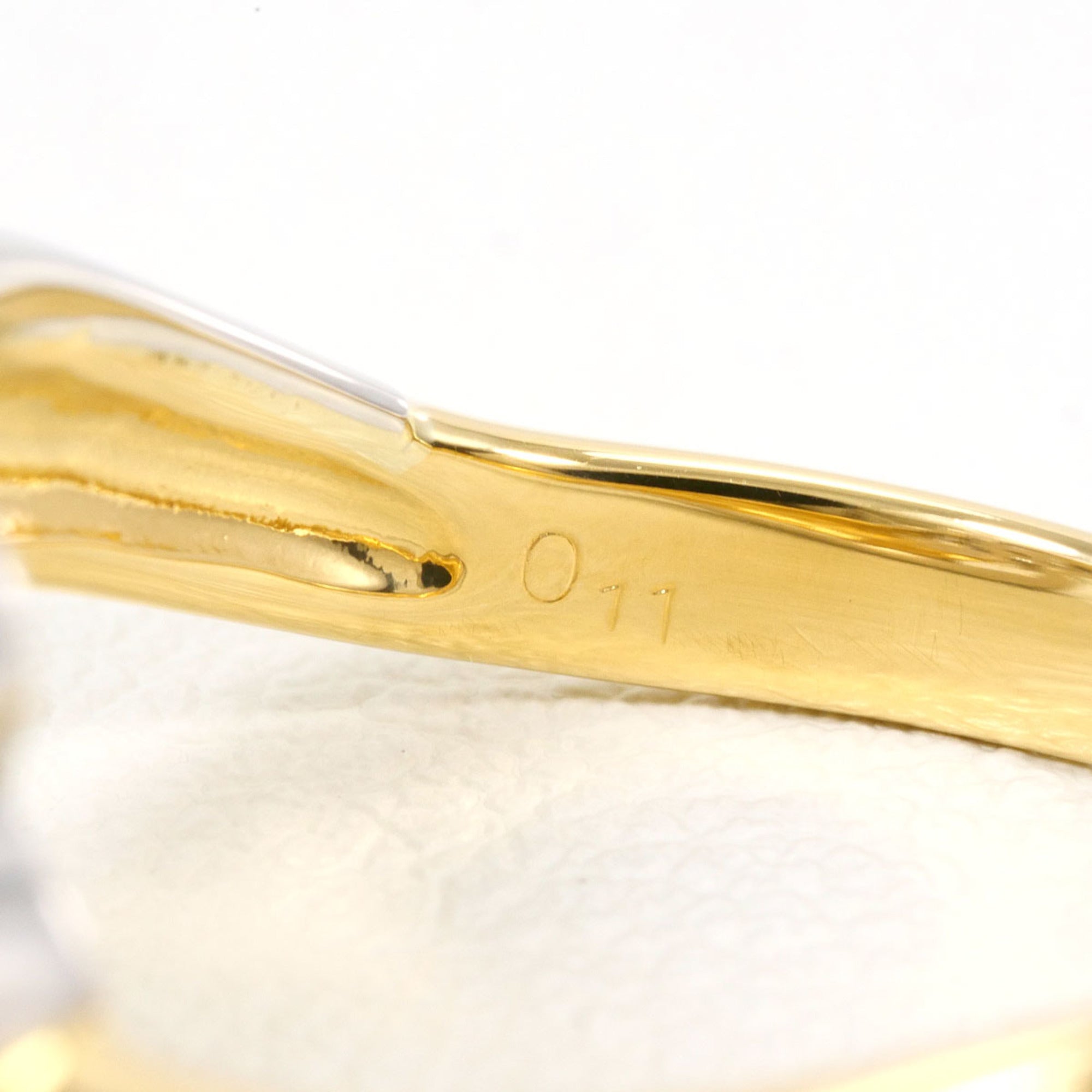 Unbranded Platinum Yellow Gold Yellow Gold (18K) Platinum 850 Band Ring (Pre-Owned)