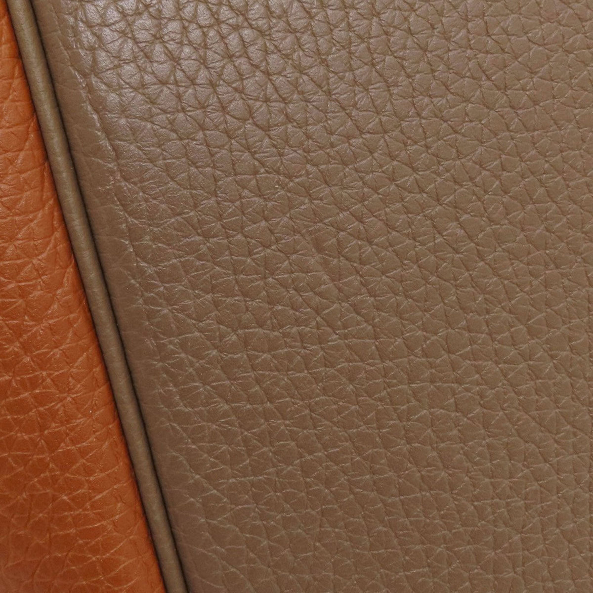 Hermes Picotin Cream Gold Grayish Taurillon Clemence Leather Handbag (Pre-Owned)