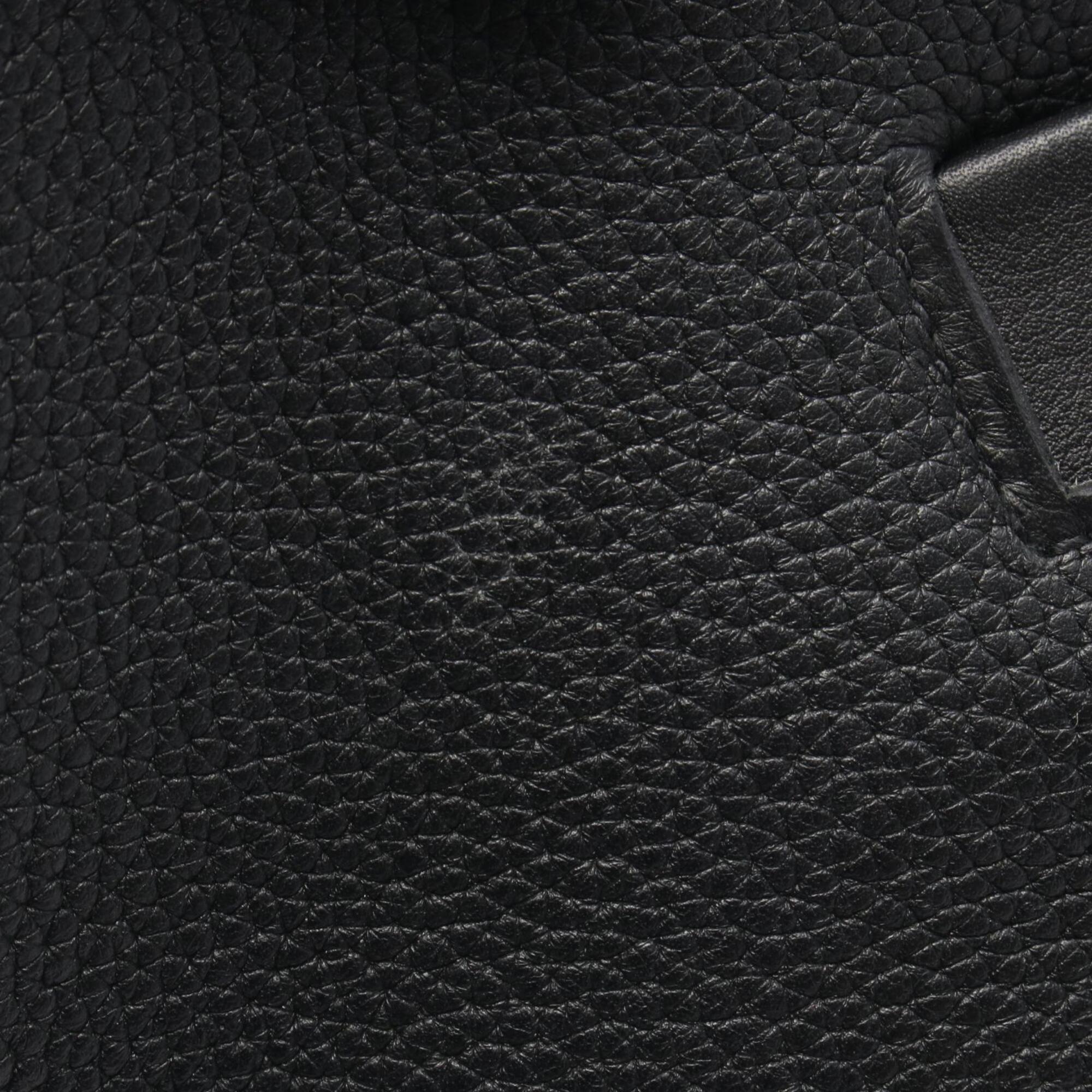 Hermes Black Togo Leather Swift Leather Handbag (Pre-Owned)