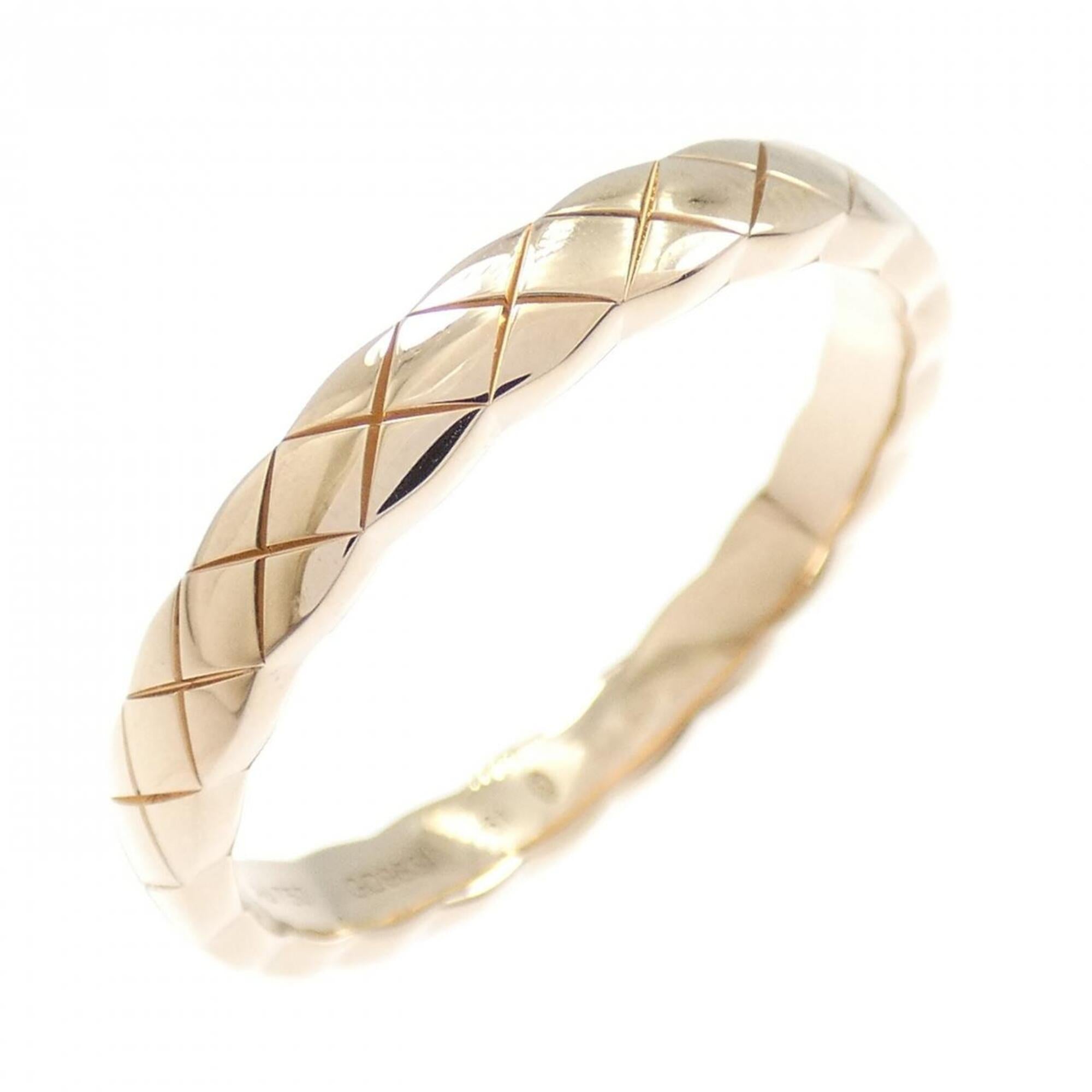 Chanel Pink Gold (18K) Band Ring (Pre-Owned)